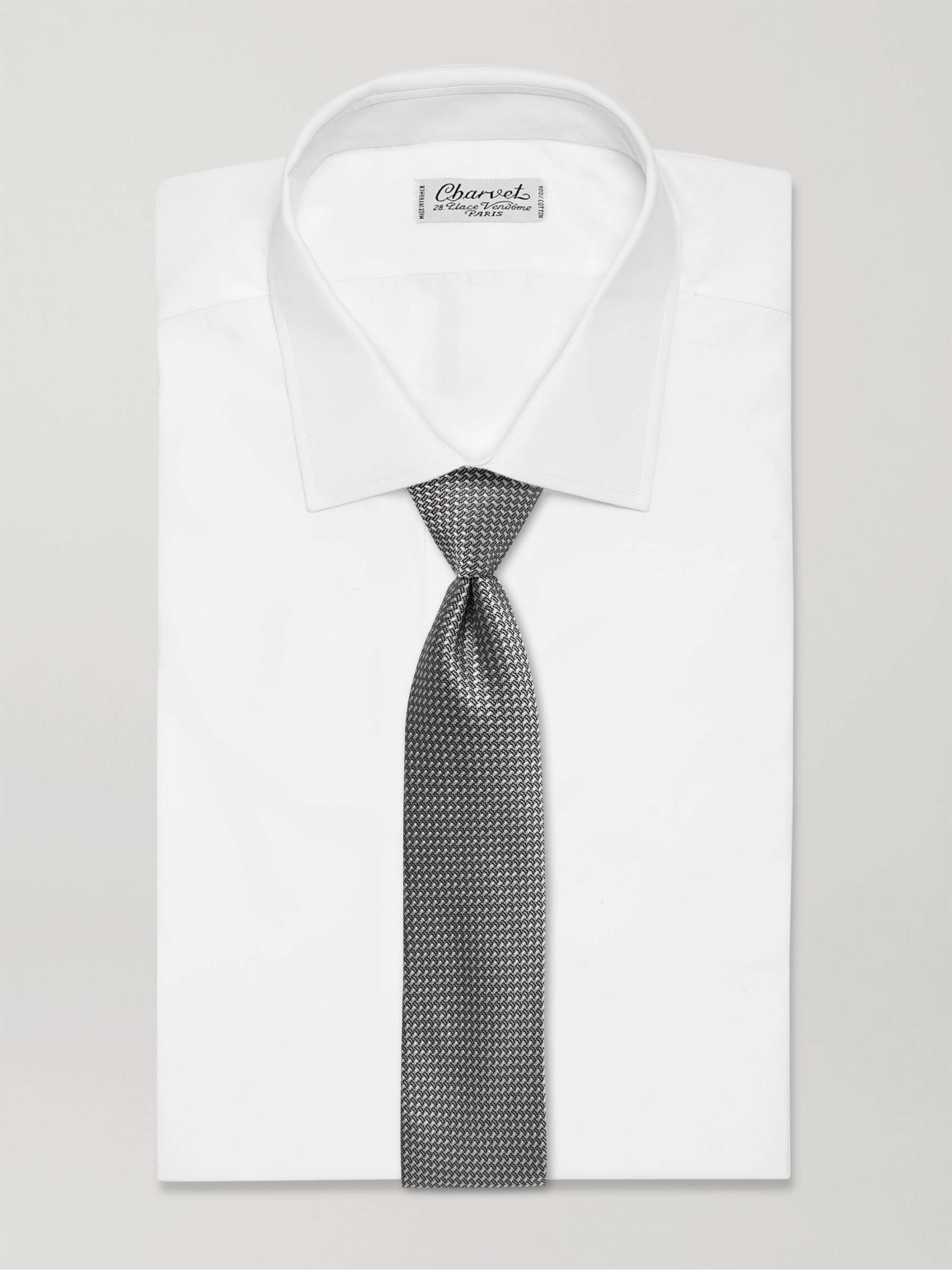 CHARVET 9cm Silk-Jacquard Tie