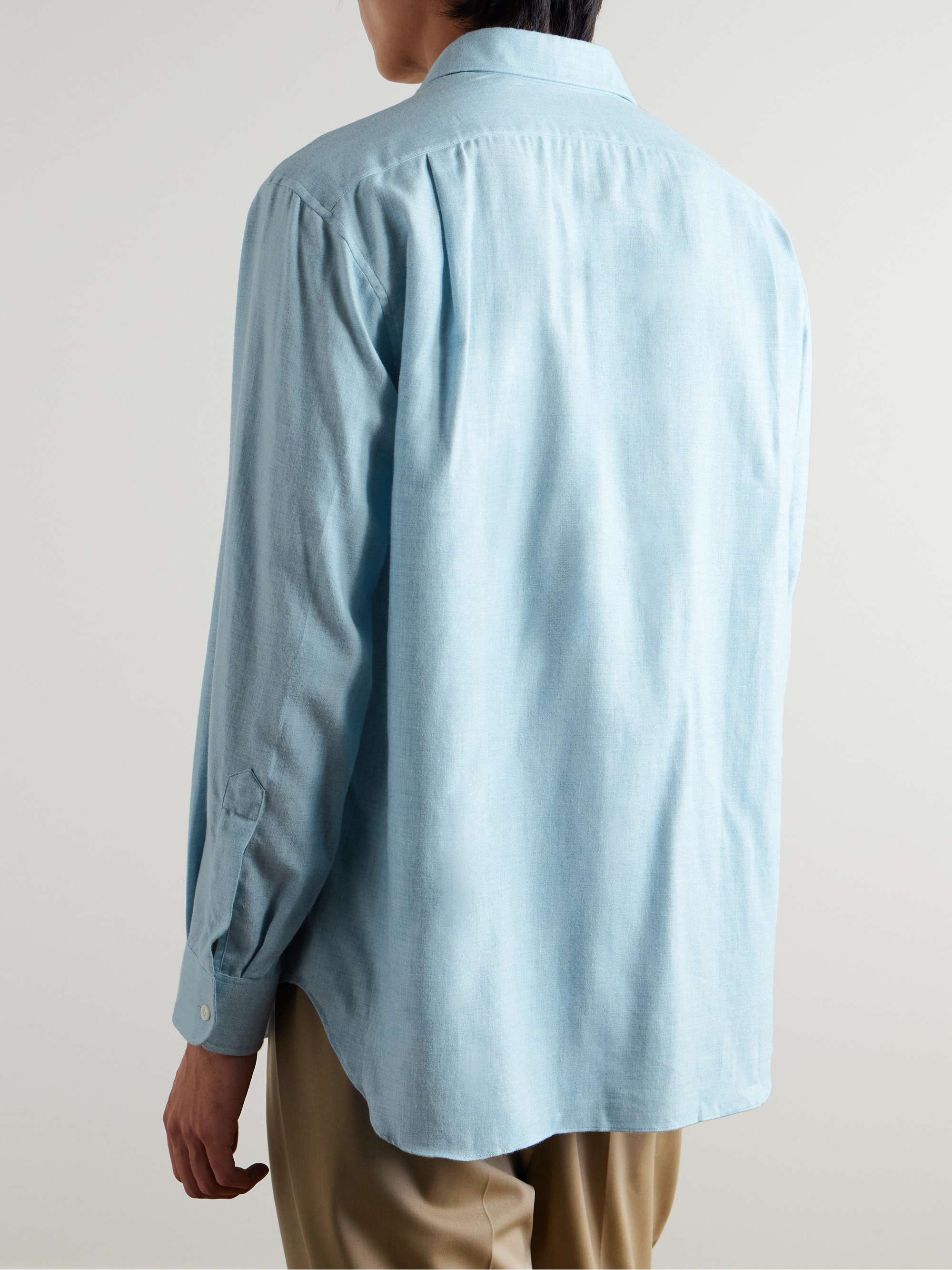 CHARVET Cotton and Wool-Blend Shirt