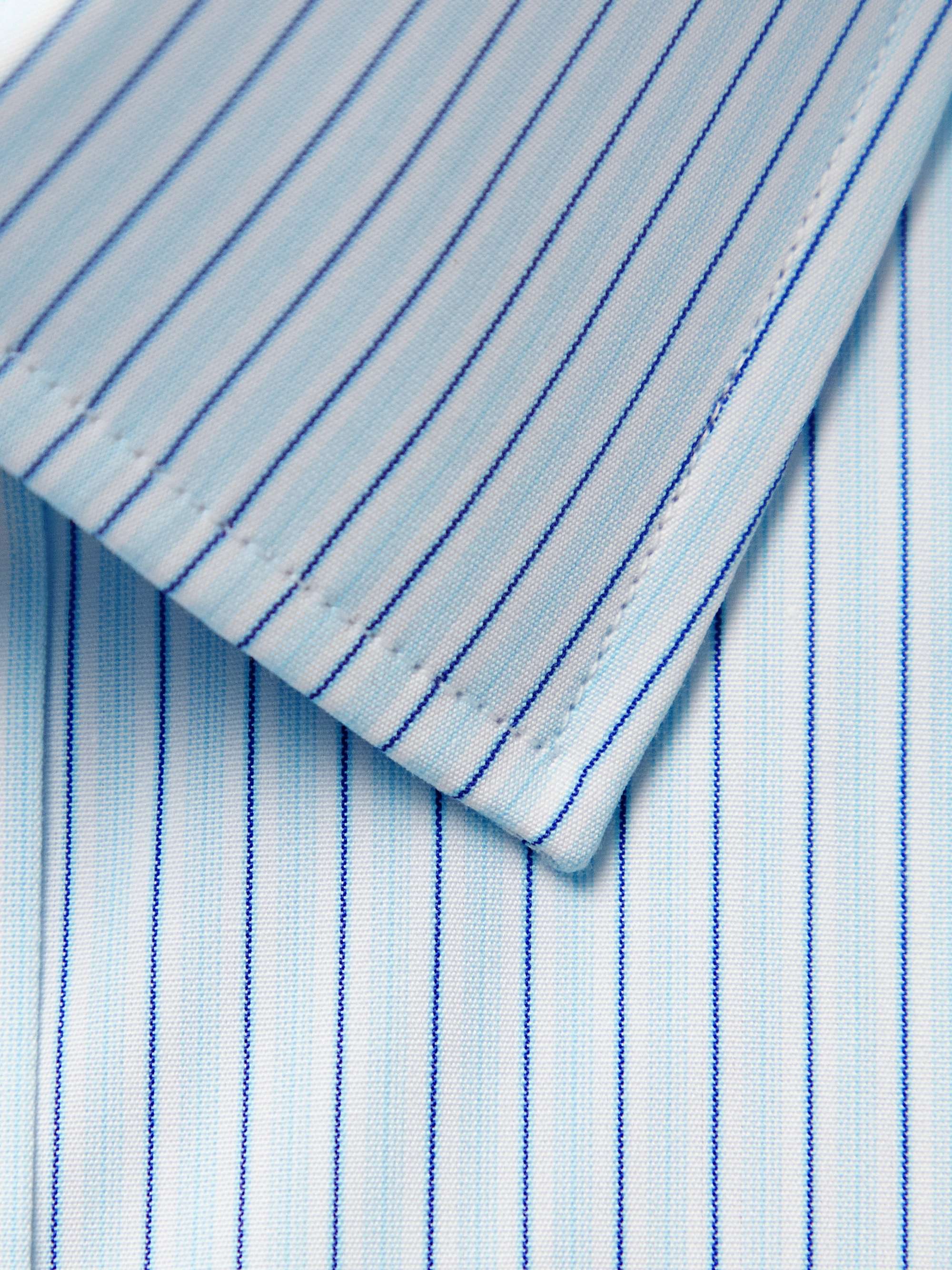 CHARVET Striped Cotton-Poplin Shirt