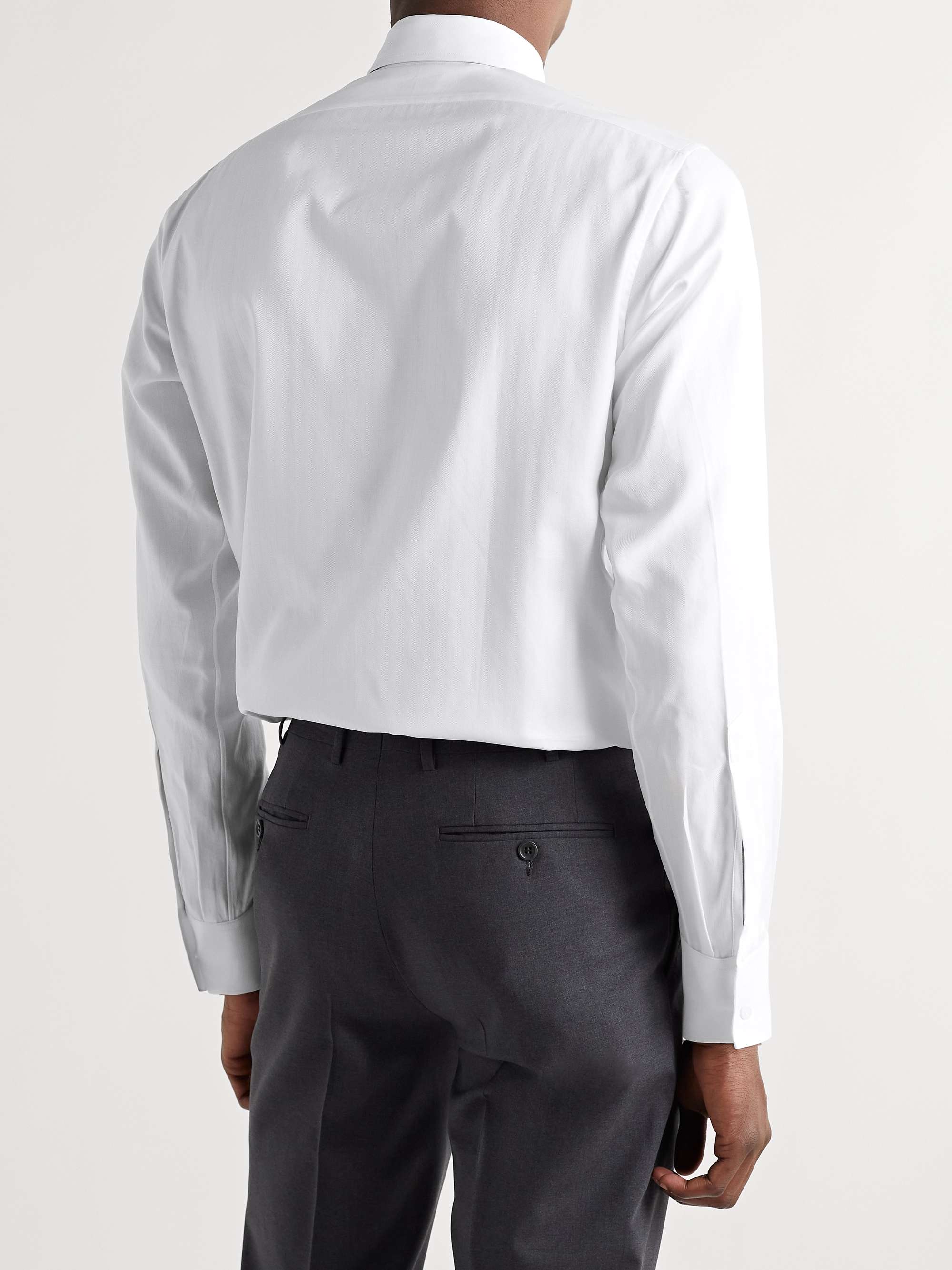 CHARVET Herringbone Cotton Shirt