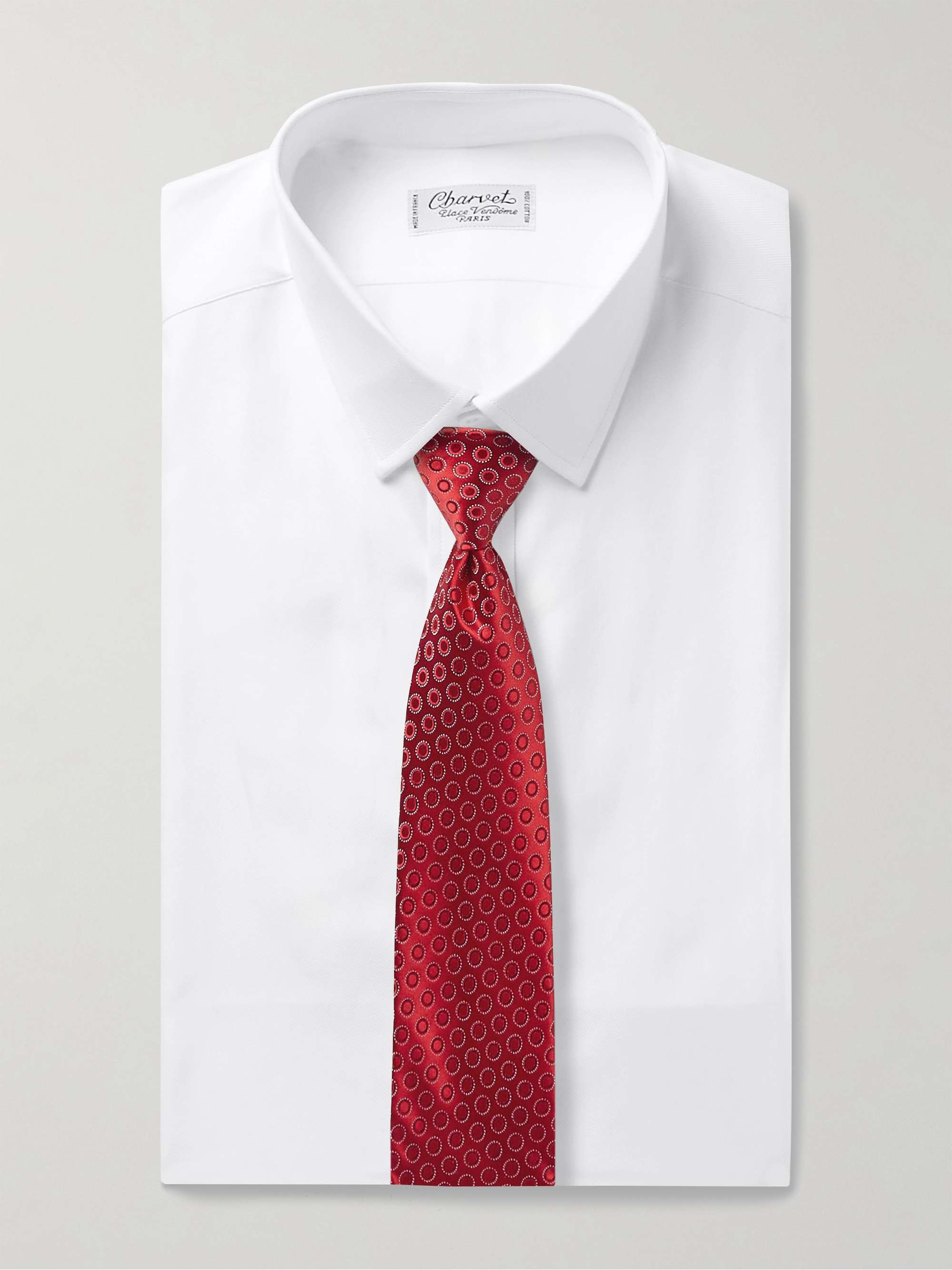 CHARVET Herringbone Cotton Shirt