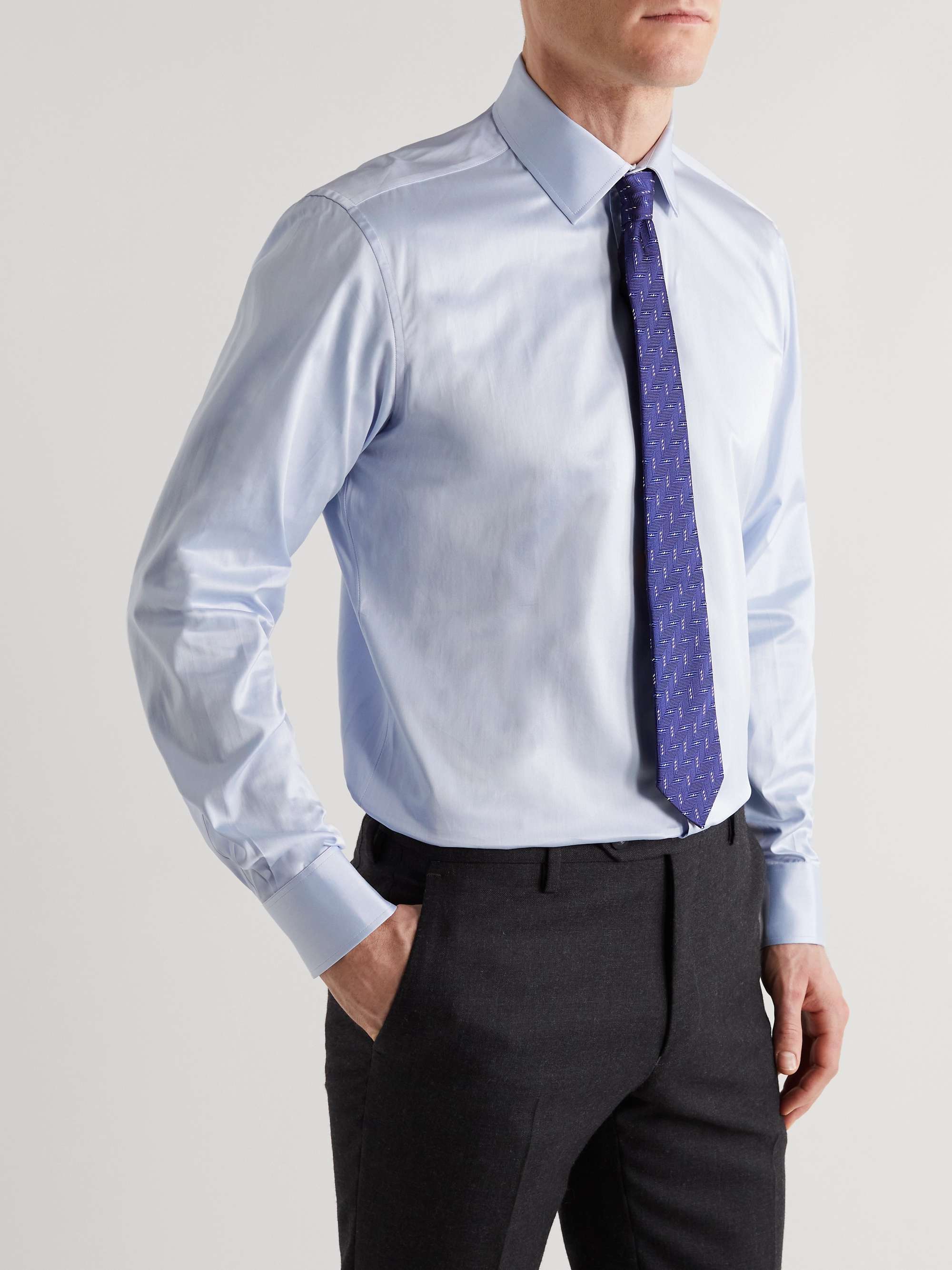 CHARVET Cotton-Satin Shirt