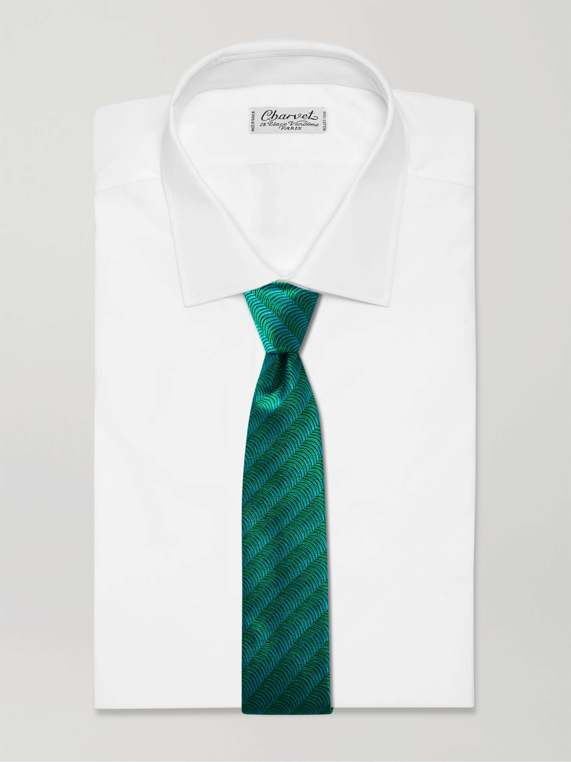 CHARVET 9cm Silk-Jacquard Tie