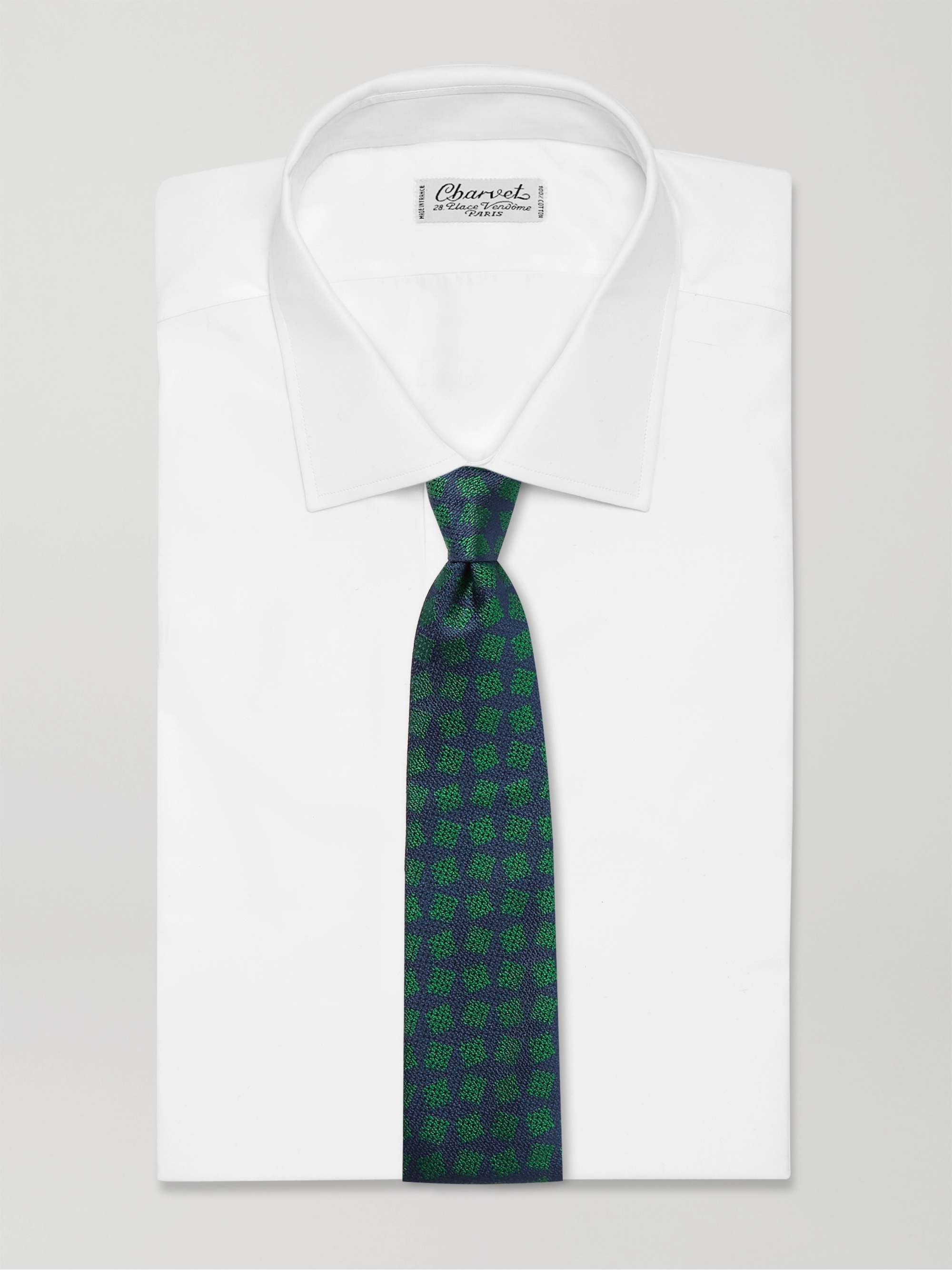 CHARVET 9cm Silk-Jacquard Tie