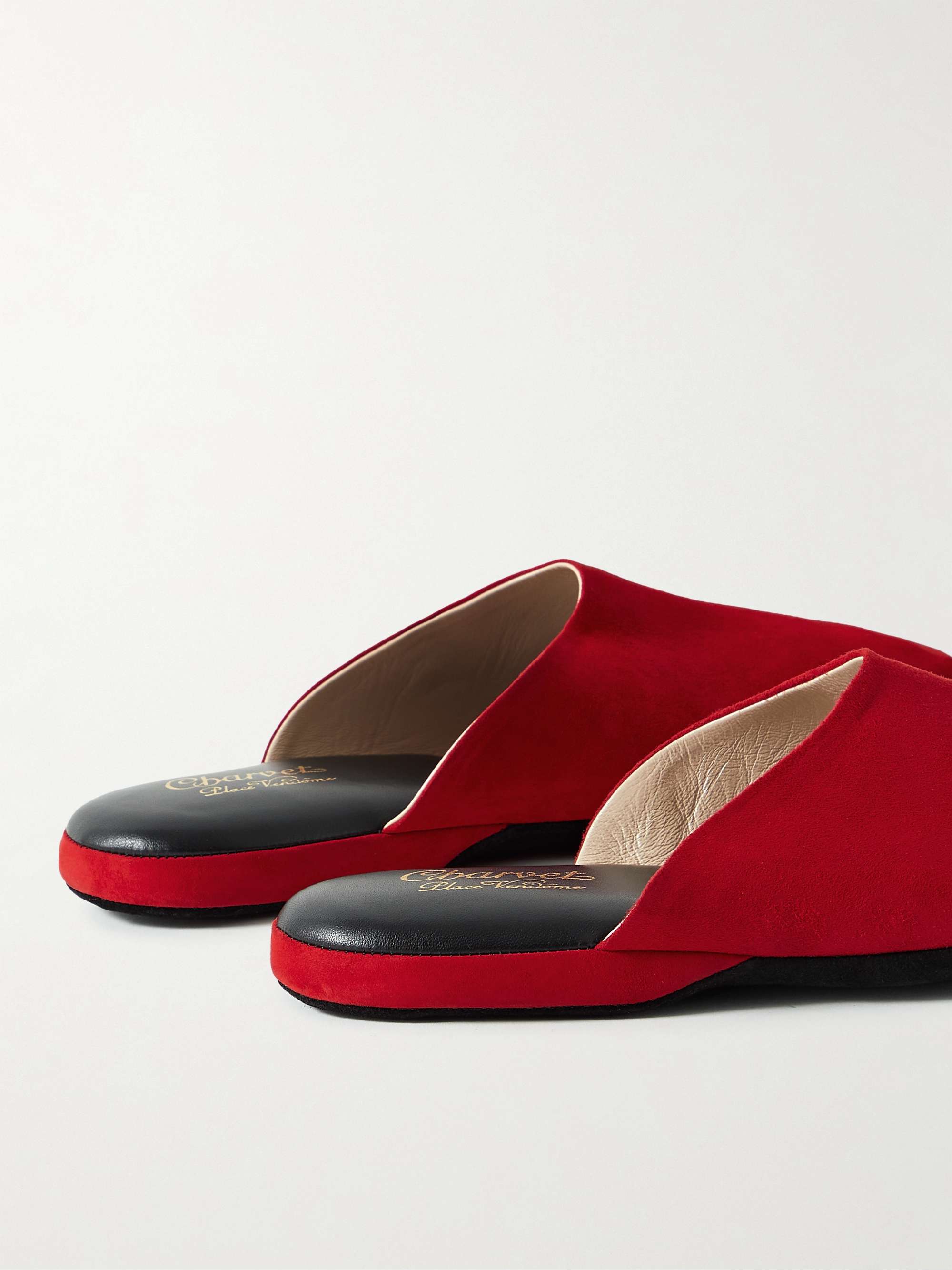CHARVET Suede Slippers