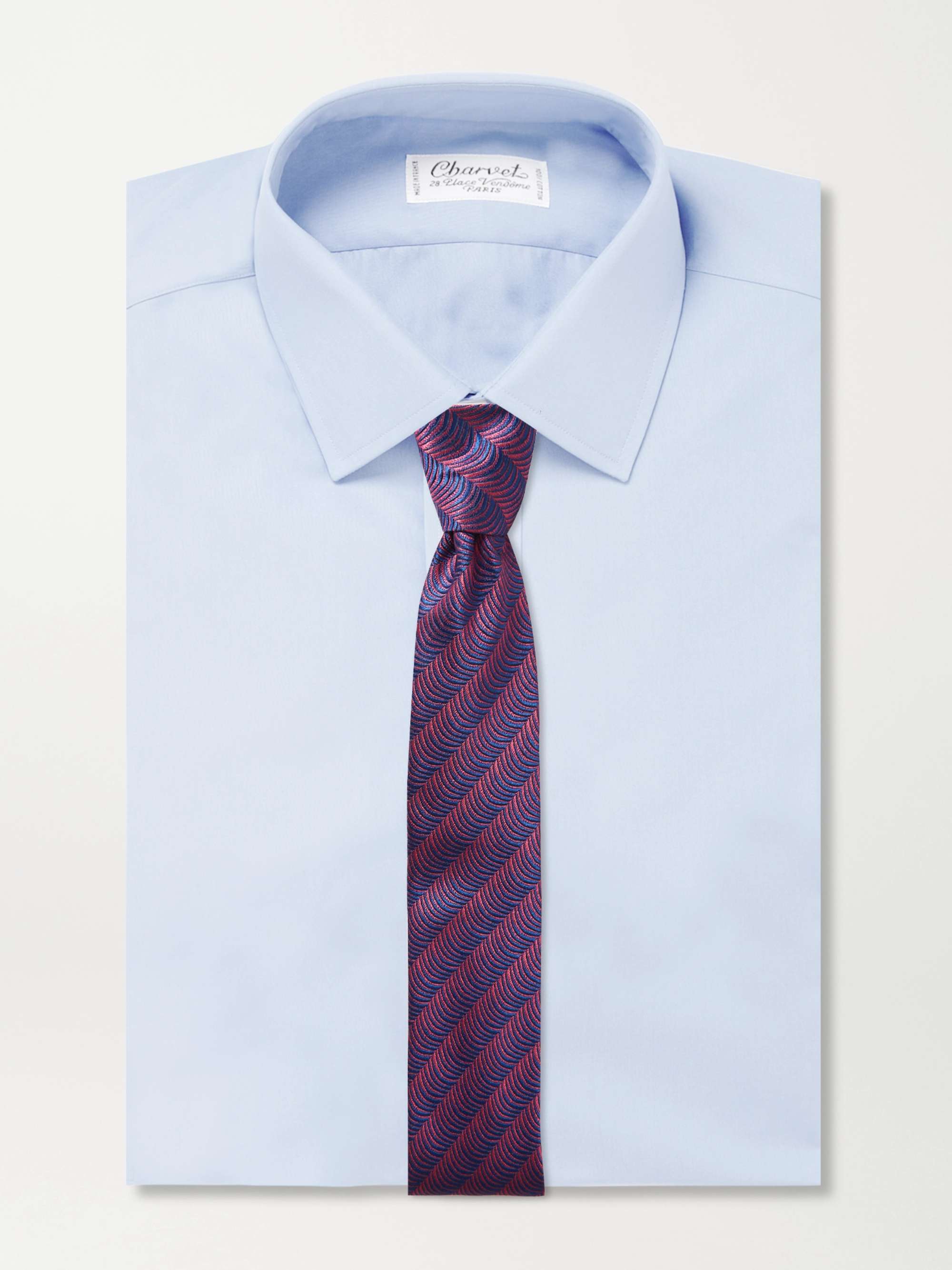 CHARVET 9cm Silk-Jacquard Tie