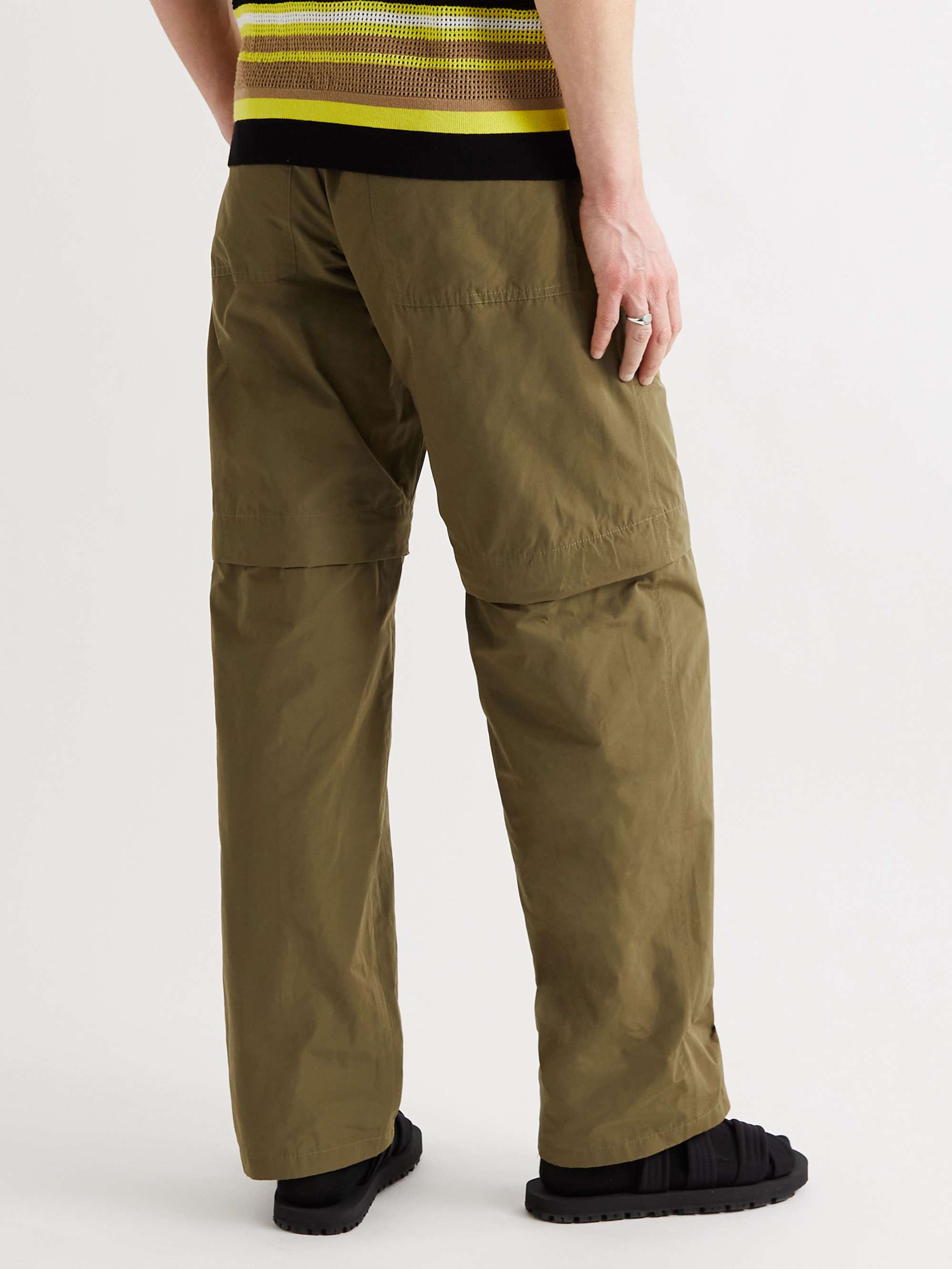 DRIES VAN NOTEN Convertible Shell Trousers