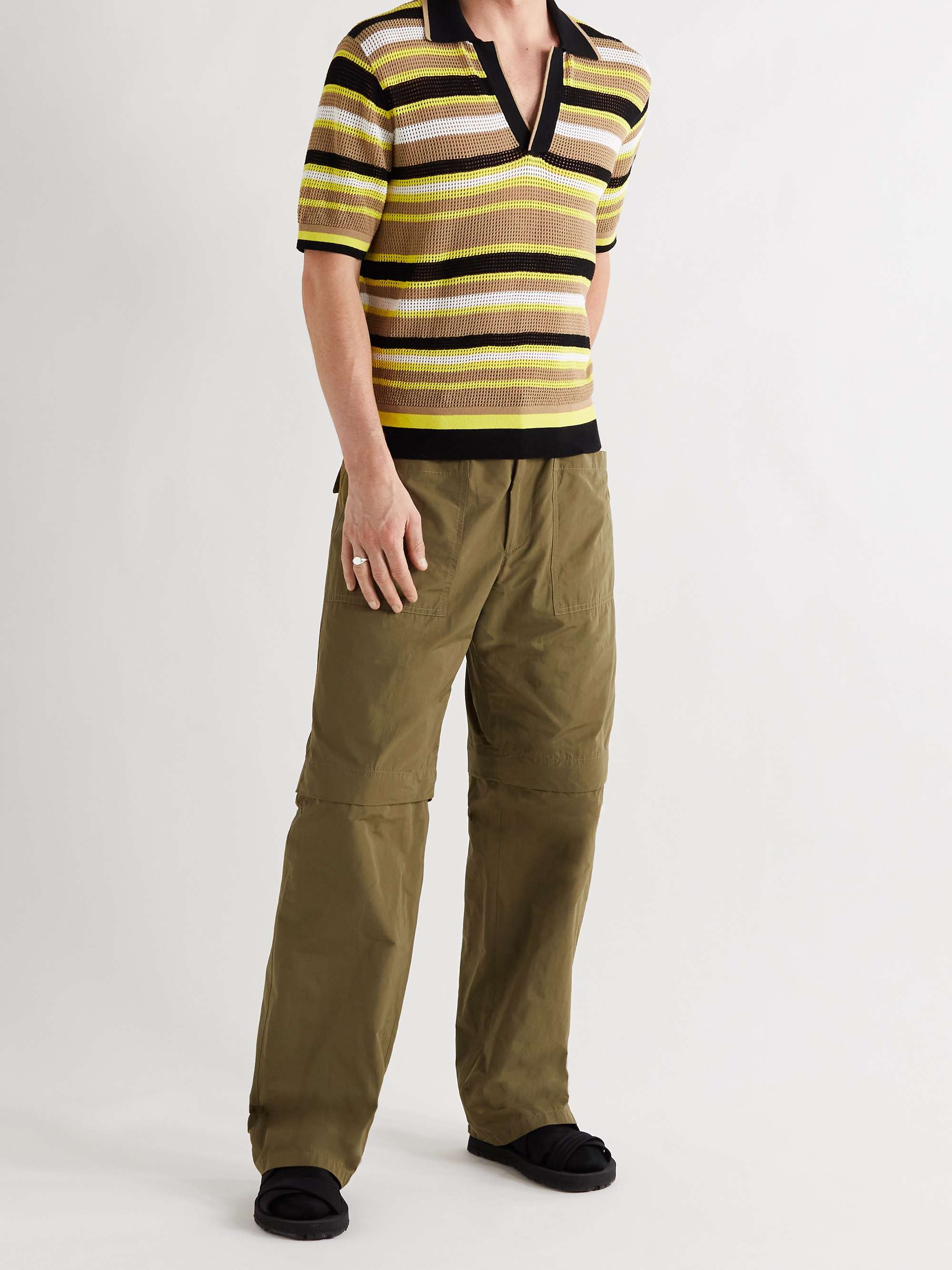 DRIES VAN NOTEN Convertible Shell Trousers
