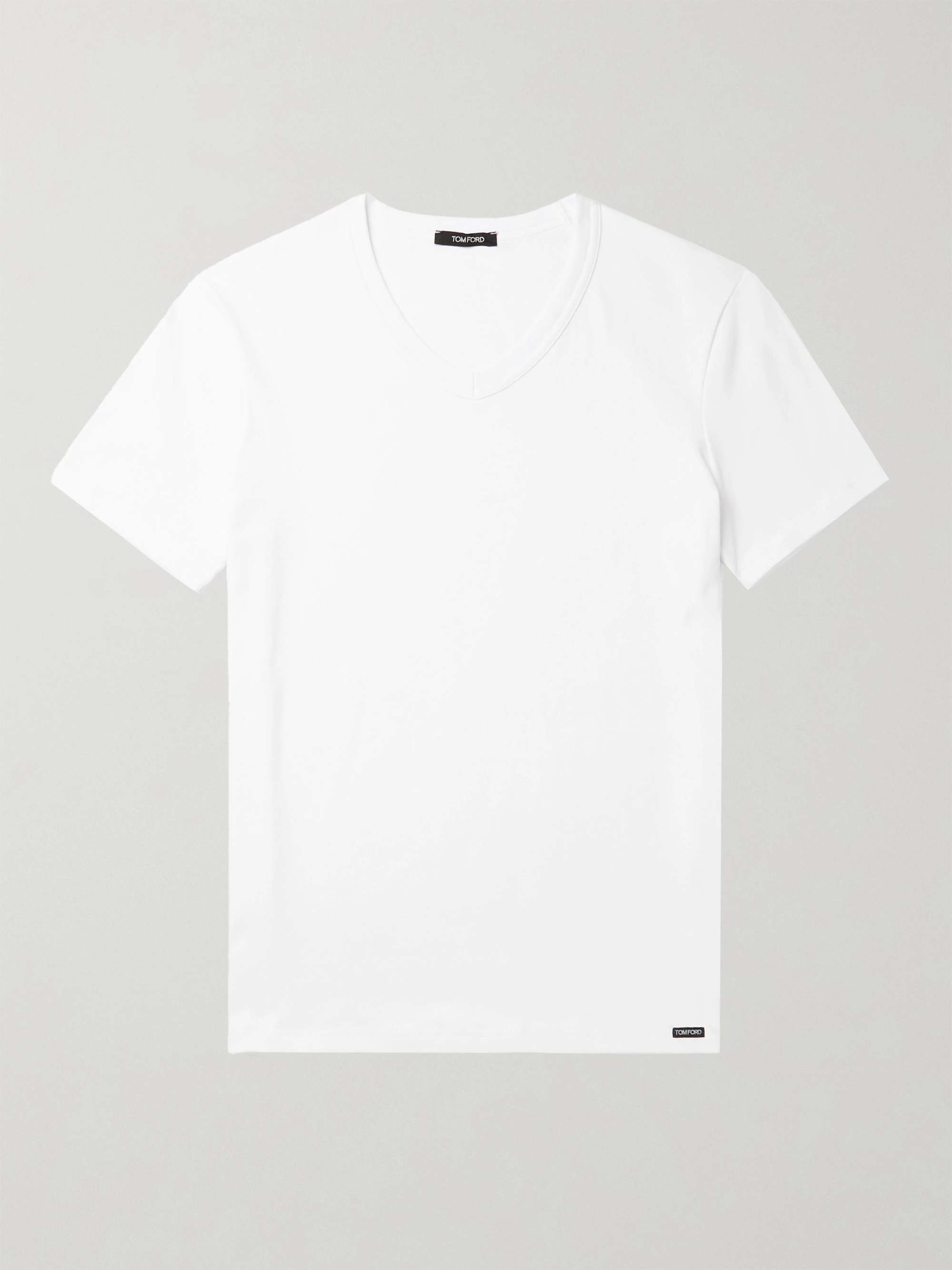 TOM FORD Slim-Fit Stretch-Cotton Jersey T-Shirt for Men | MR PORTER