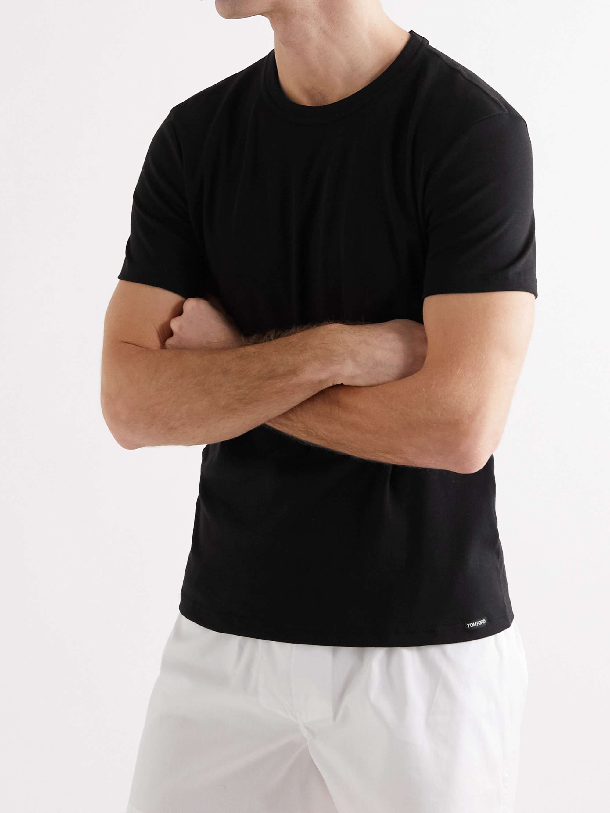 TOM FORD Slim-Fit Stretch-Cotton Jersey T-Shirt