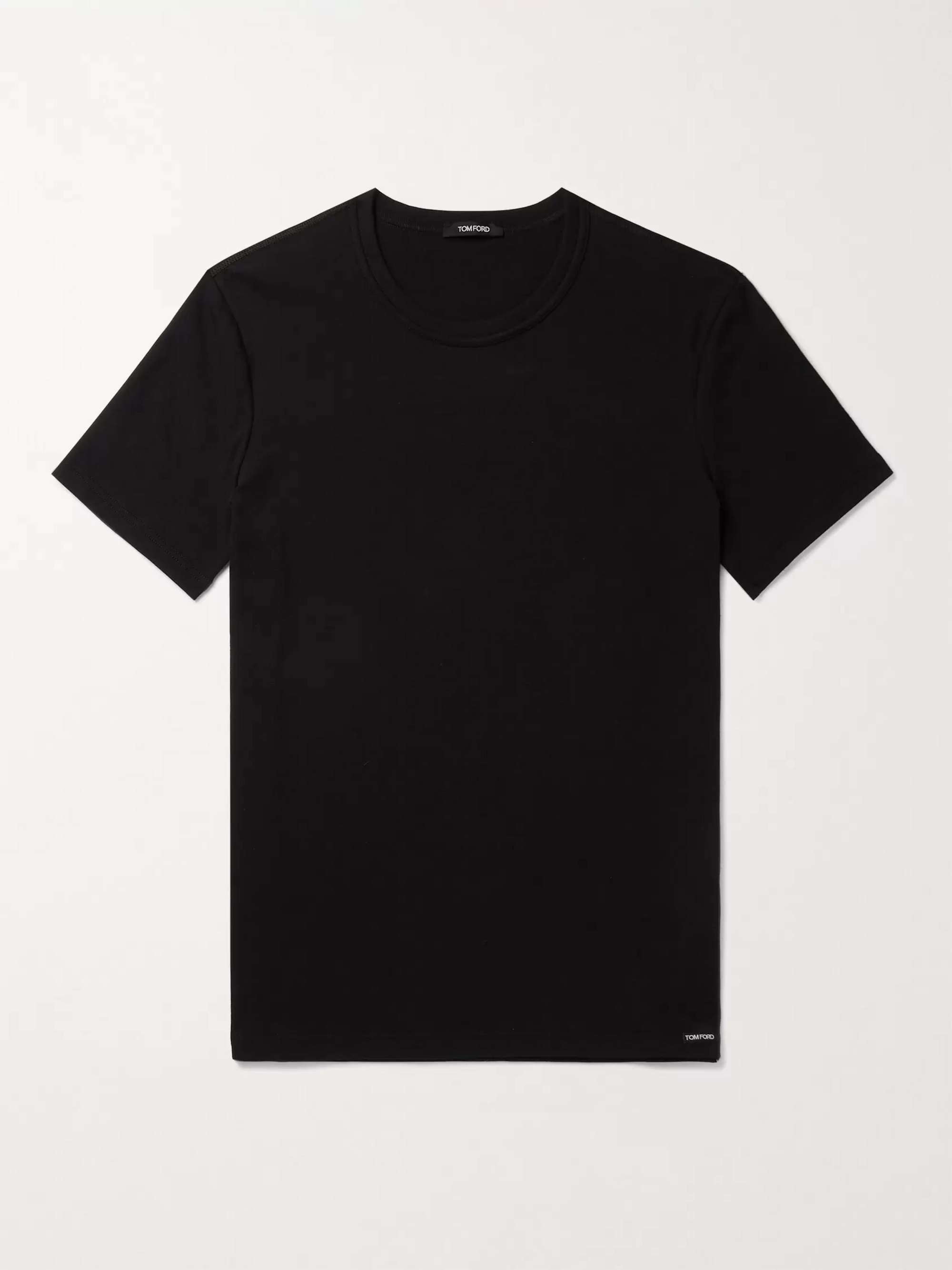 Basic cotton stretch t-shirt - Men