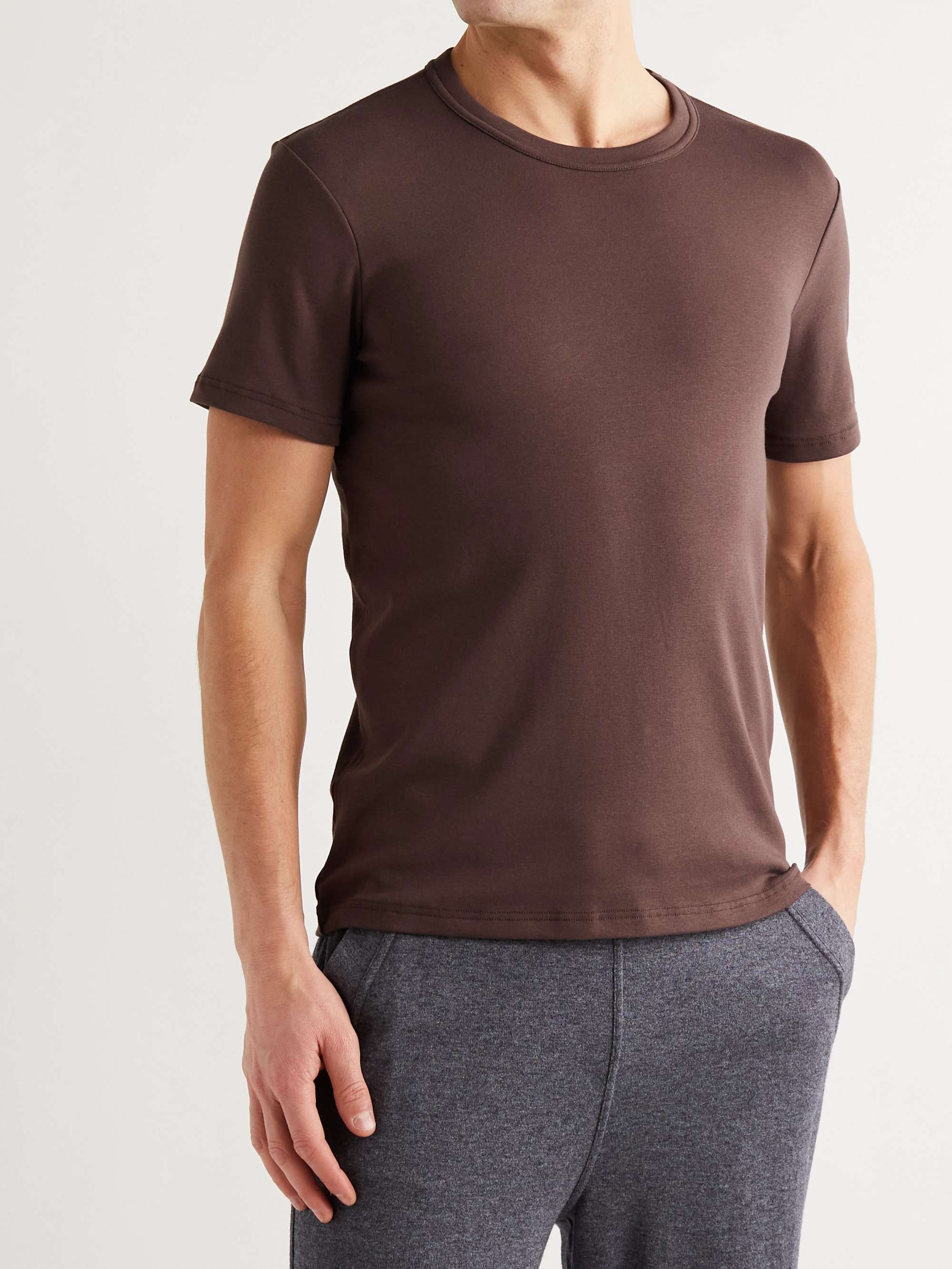 TOM FORD Slim-Fit Stretch-Cotton Jersey T-Shirt