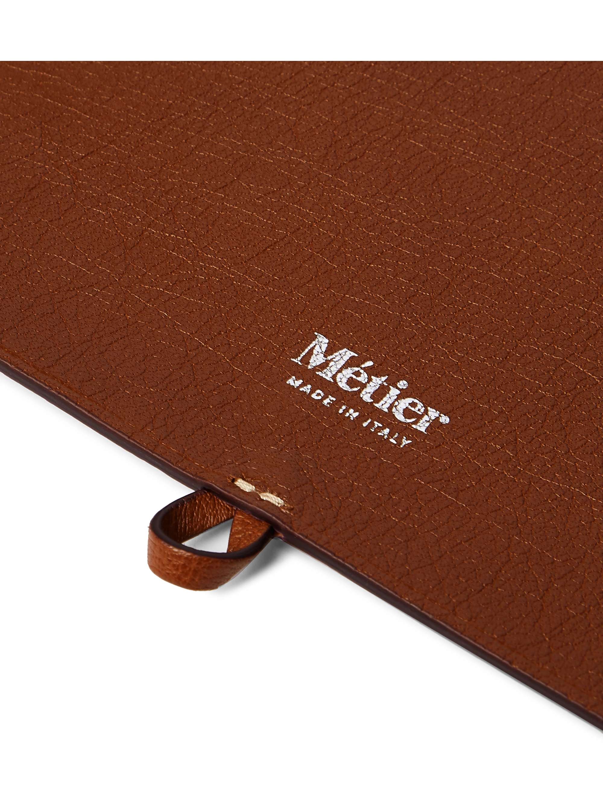 MÉTIER Portable Leather Backgammon Set