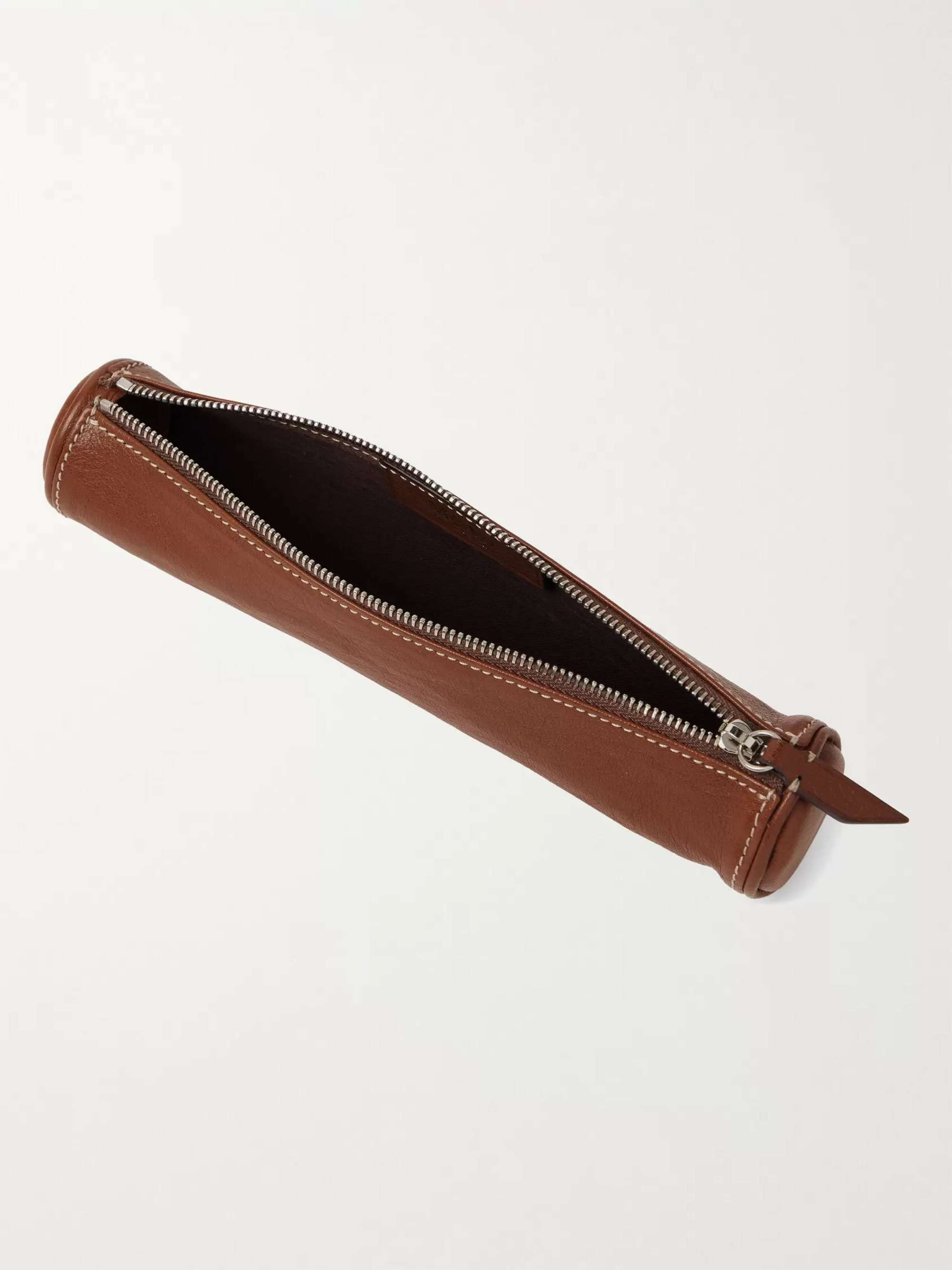 MÉTIER Leather Pencil Case for Men