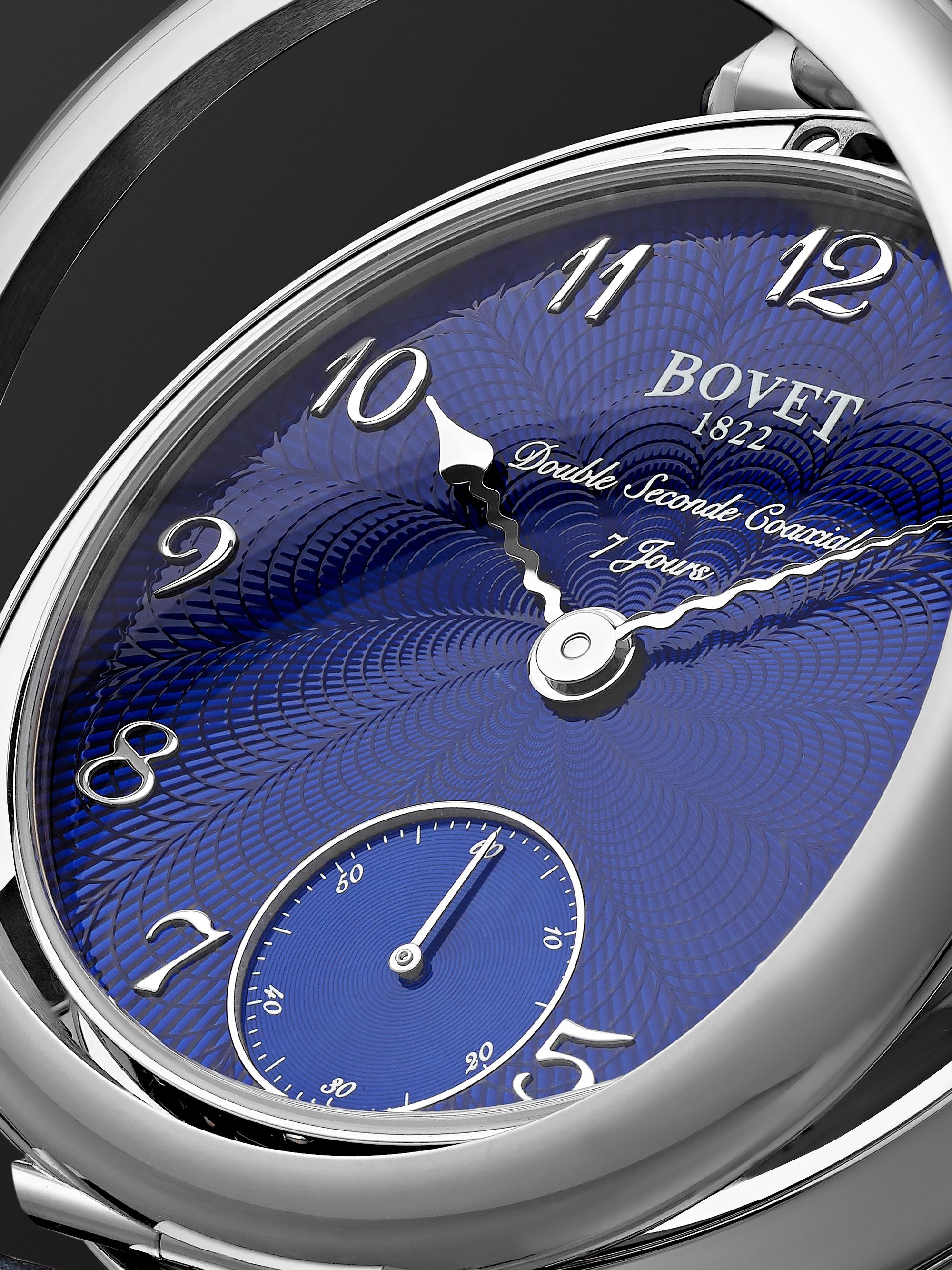 BOVET Monsieur BOVET Hand-Wound 43mm 18-Karat White Gold and Leather Watch, Ref. No. AI43018