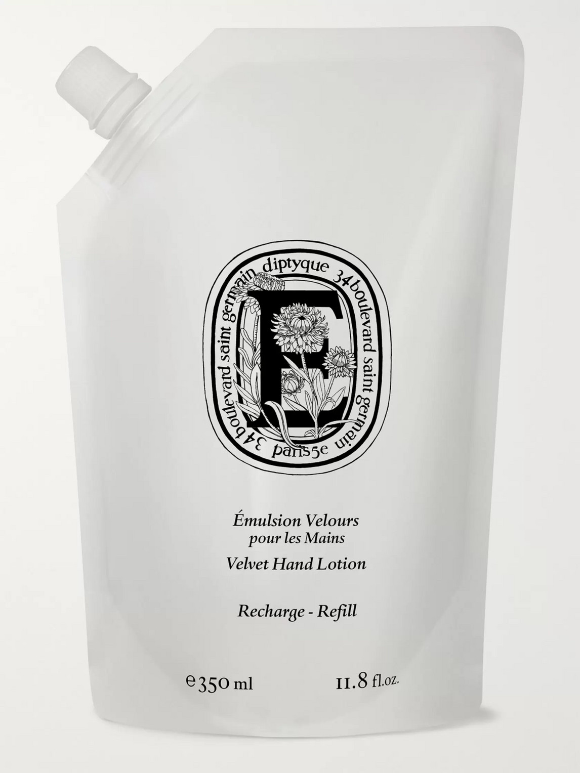 Shop Diptyque Velvet Hand Lotion Refill, 350ml In Colorless
