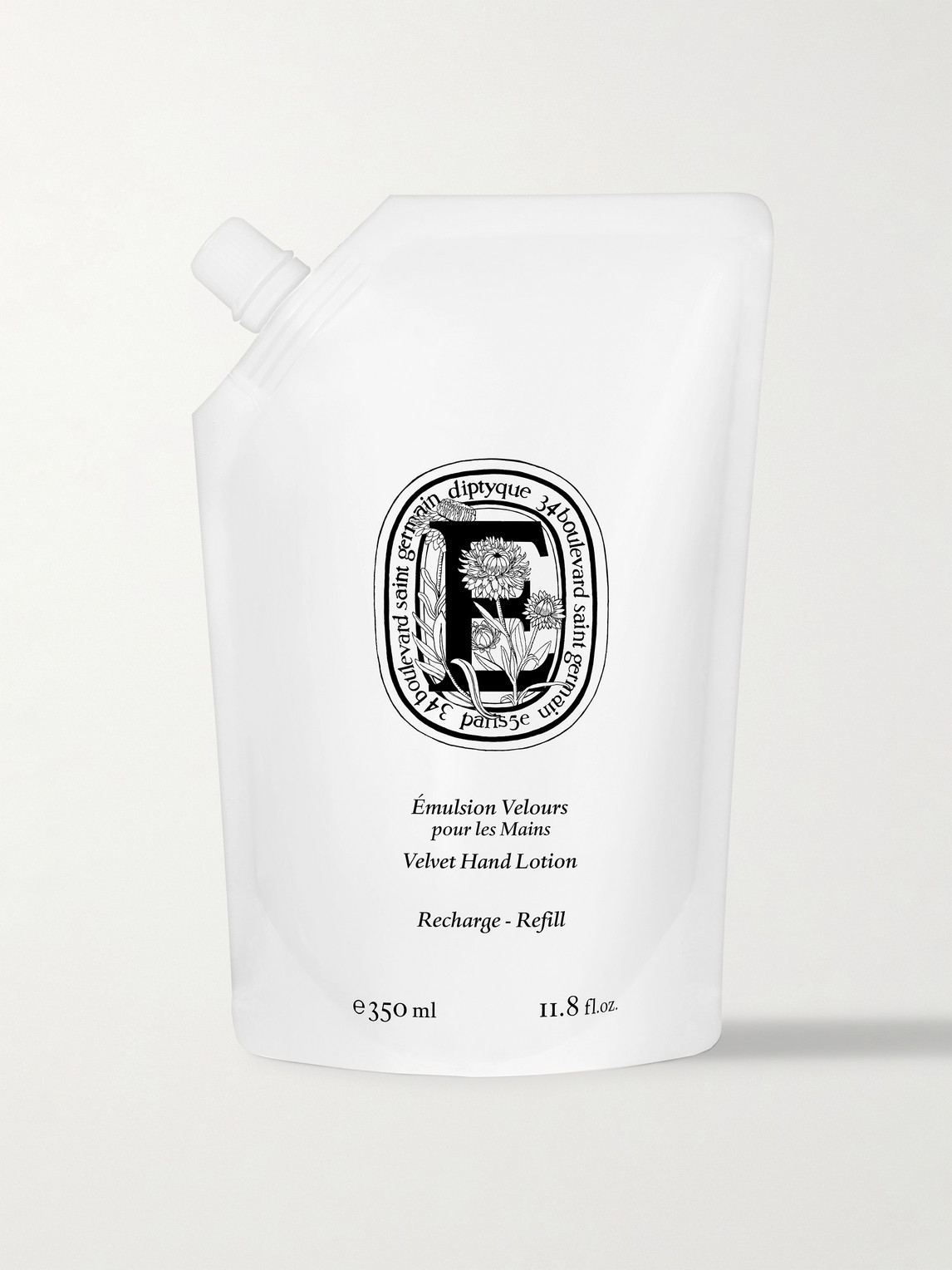 DIPTYQUE VELVET HAND LOTION REFILL, 350ML 