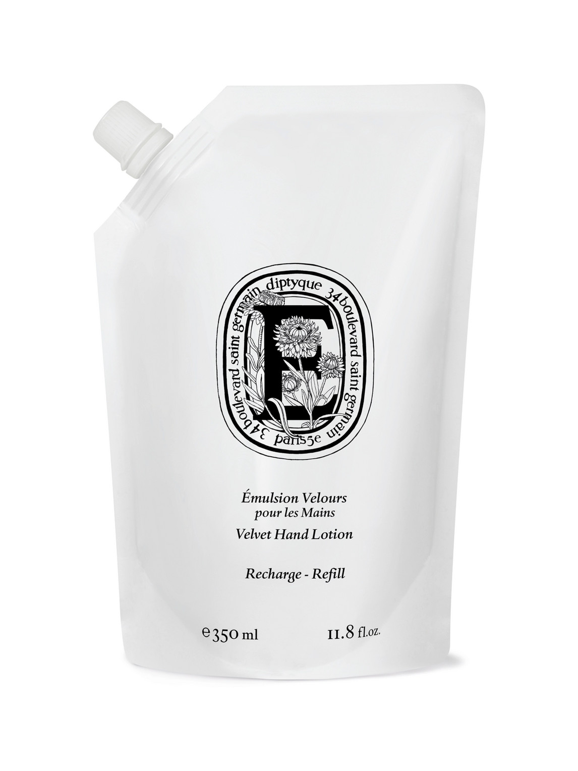 Shop Diptyque Velvet Hand Lotion Refill, 350ml In Colorless