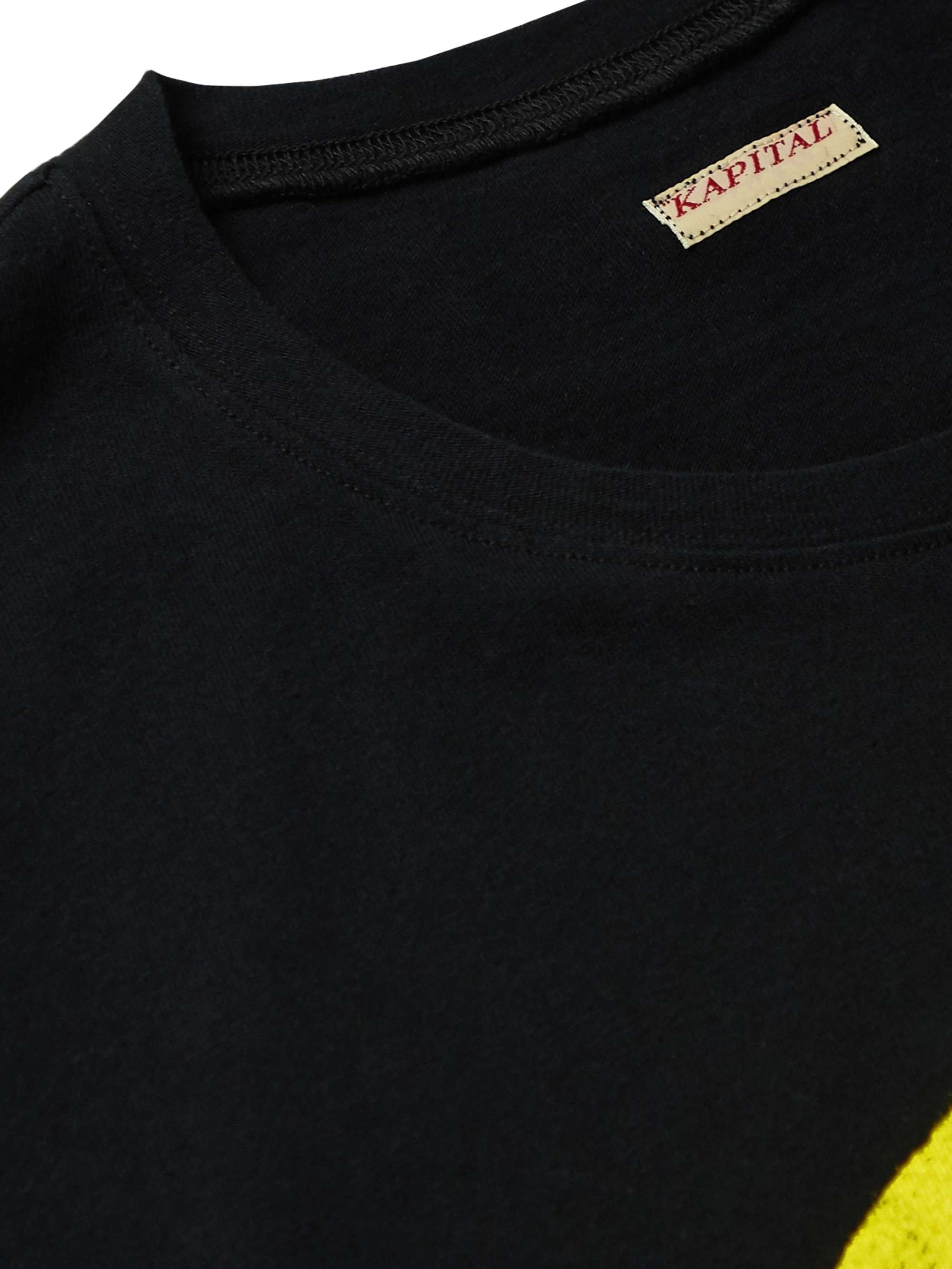 KAPITAL Printed Cotton-Jersey T-Shirt