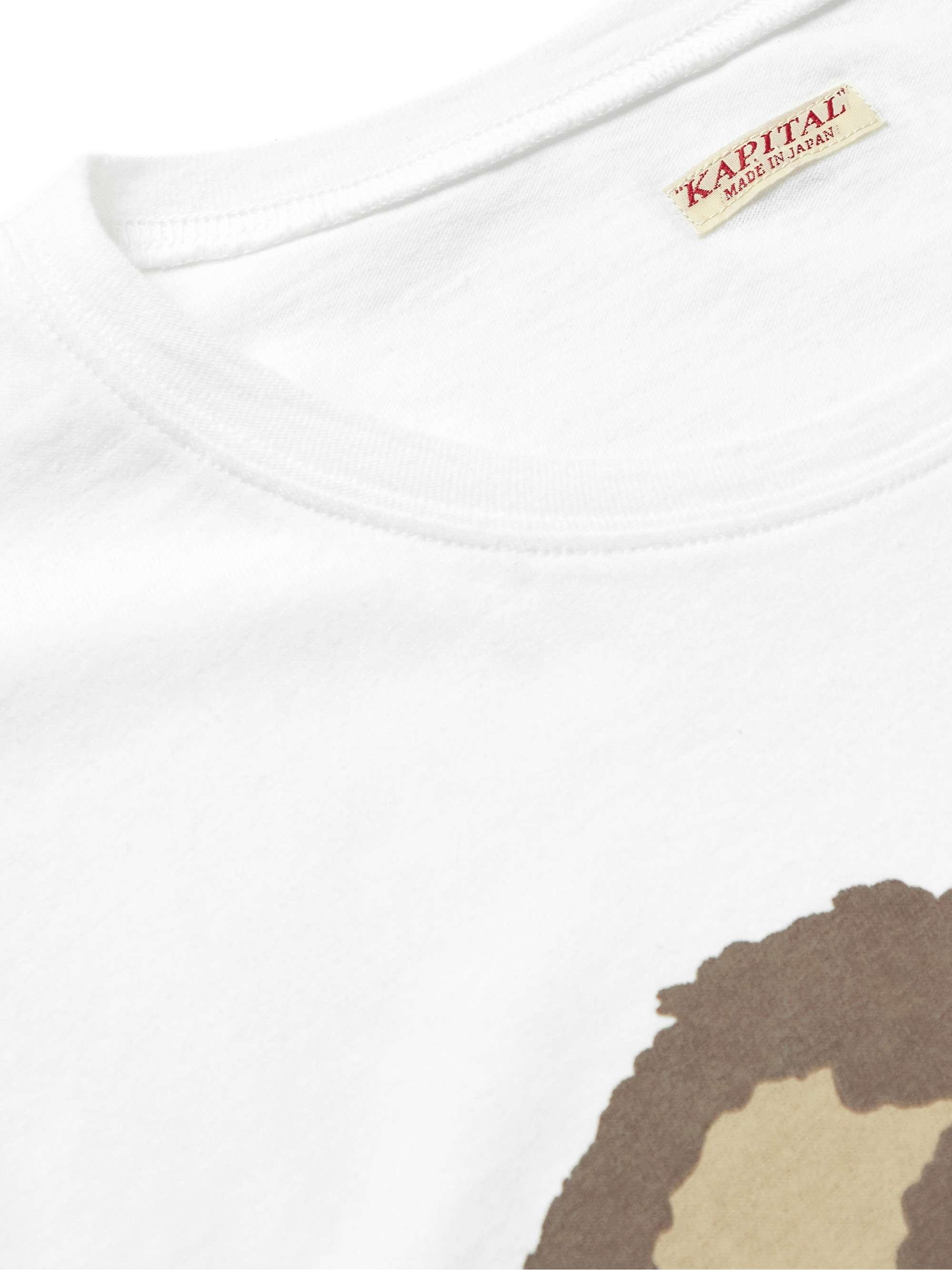 KAPITAL Printed Cotton-Jersey T-Shirt
