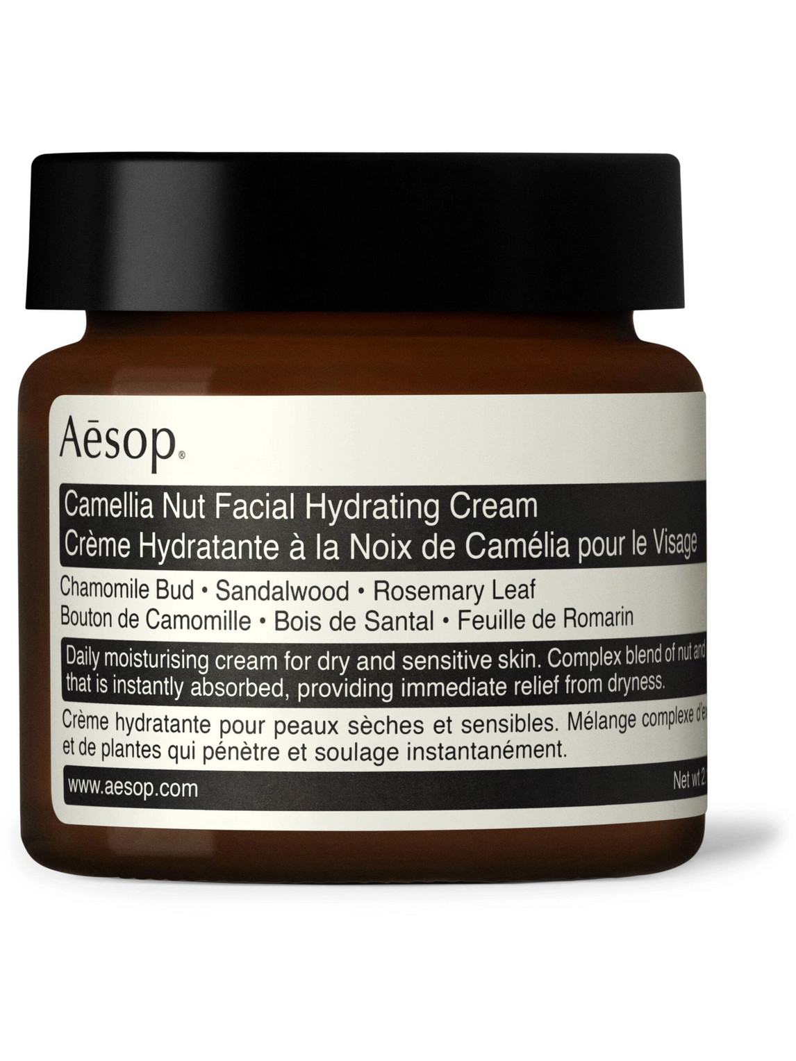 Shop Aesop Camellia Nut Facial Hydrating Cream, 60ml In Colorless