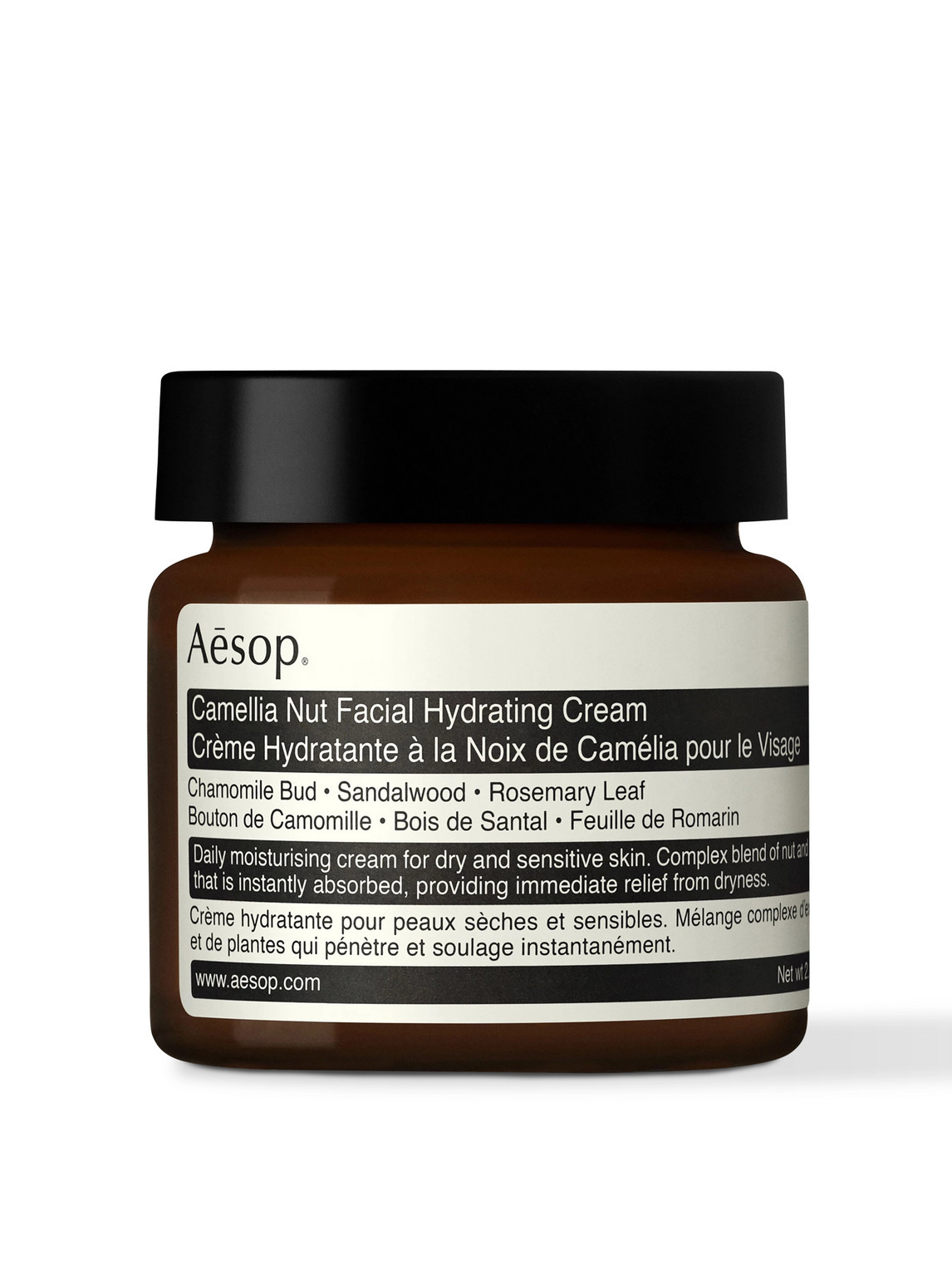 Shop Aesop Camellia Nut Facial Hydrating Cream, 60ml In Colorless