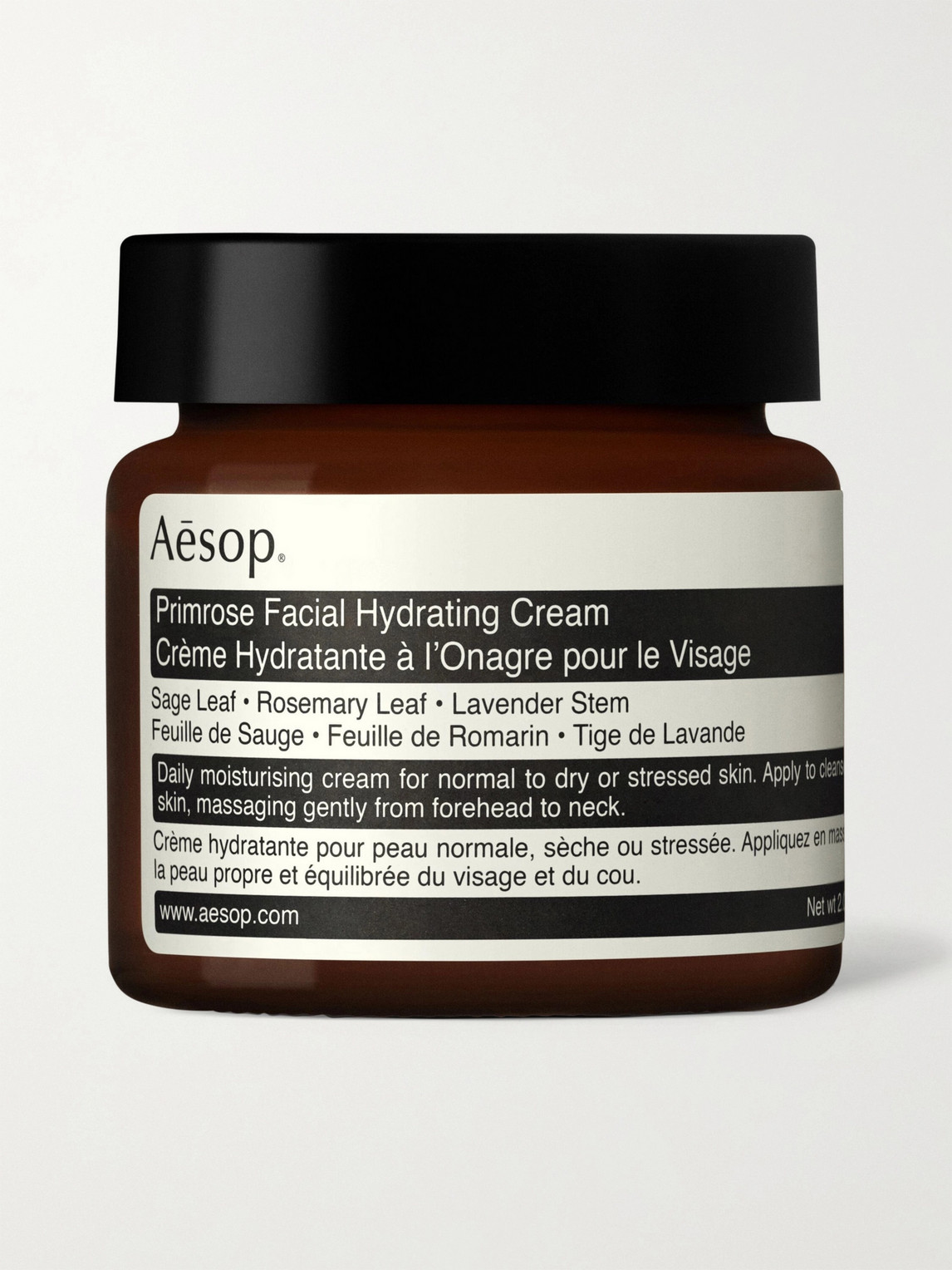 Shop Aesop Primrose Facial Hydrating Cream, 60ml In Colorless