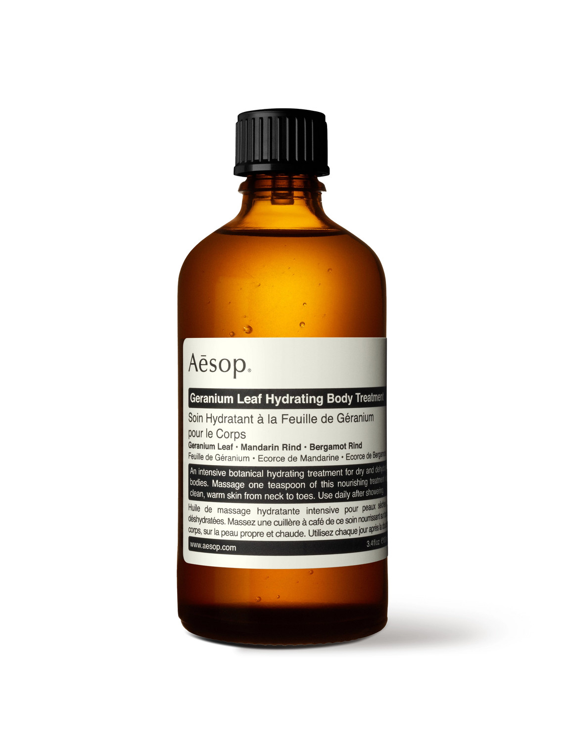 Aesop 3.4 Oz. Geranium Leaf Hydrating Body Treatment In Colorless
