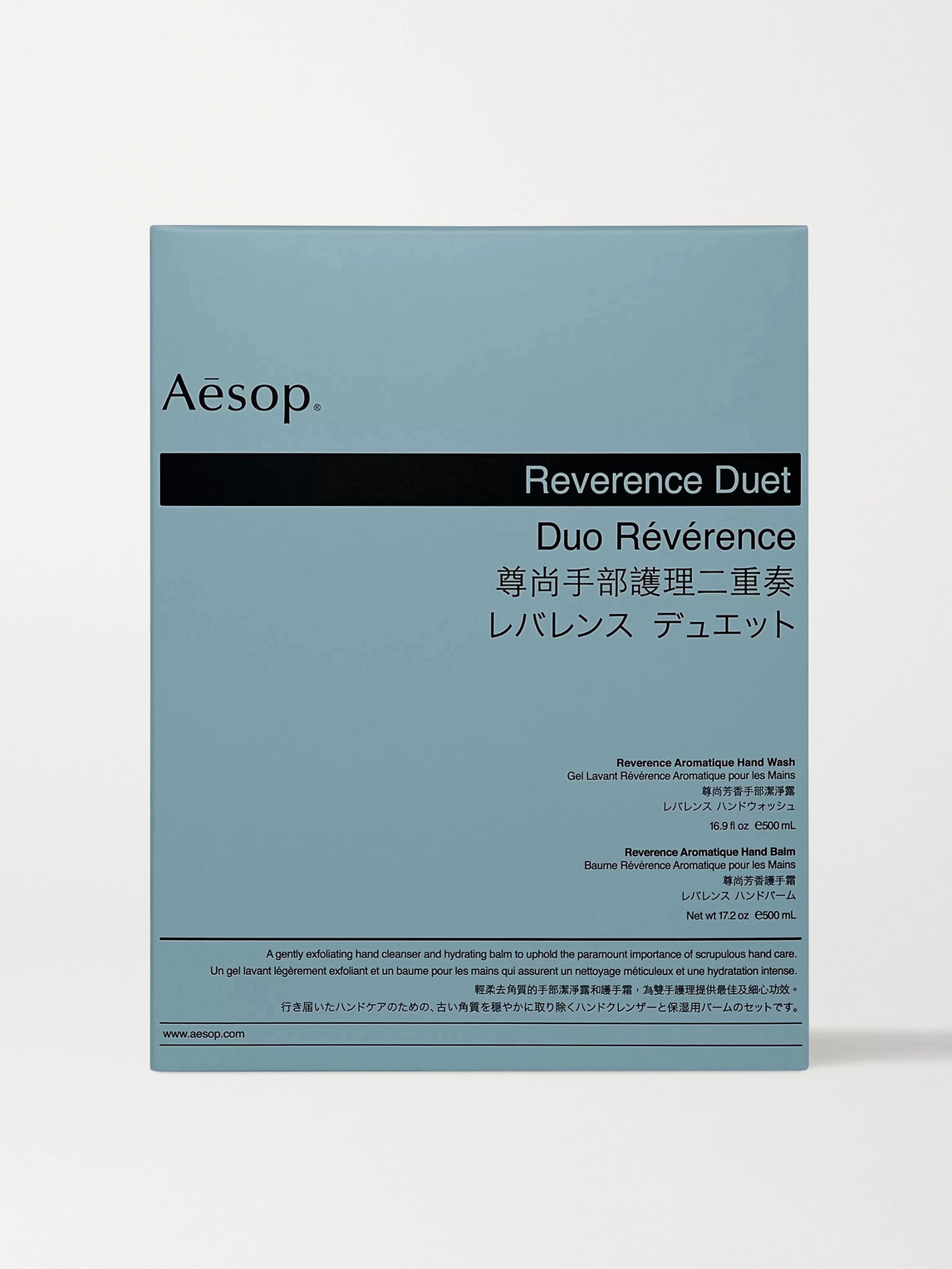 Shop Aesop Reverence Duet, 2 X 500ml In Colorless