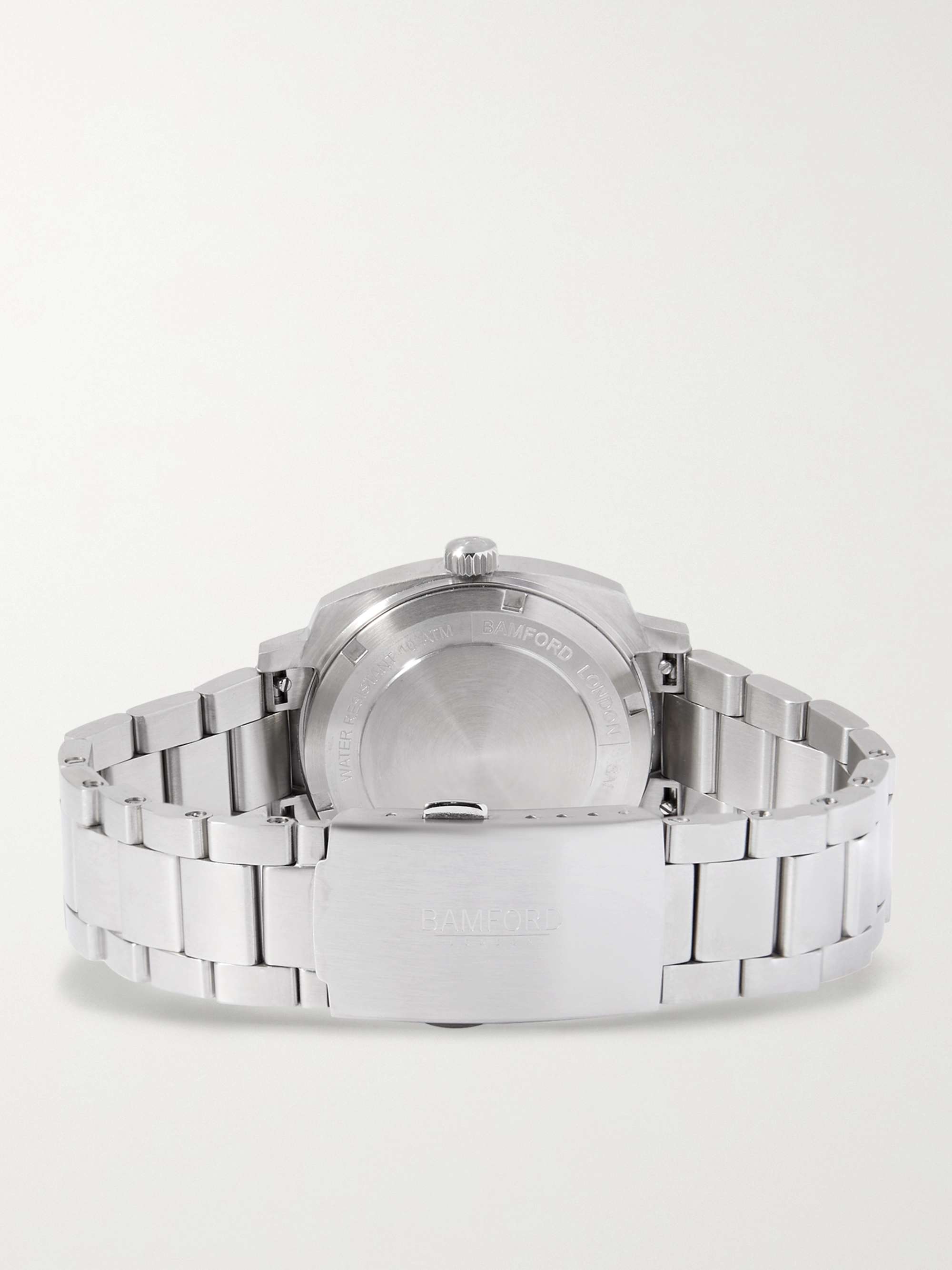 BAMFORD WATCH DEPARTMENT GMT Automatic 40mm Stainless Steel Watch