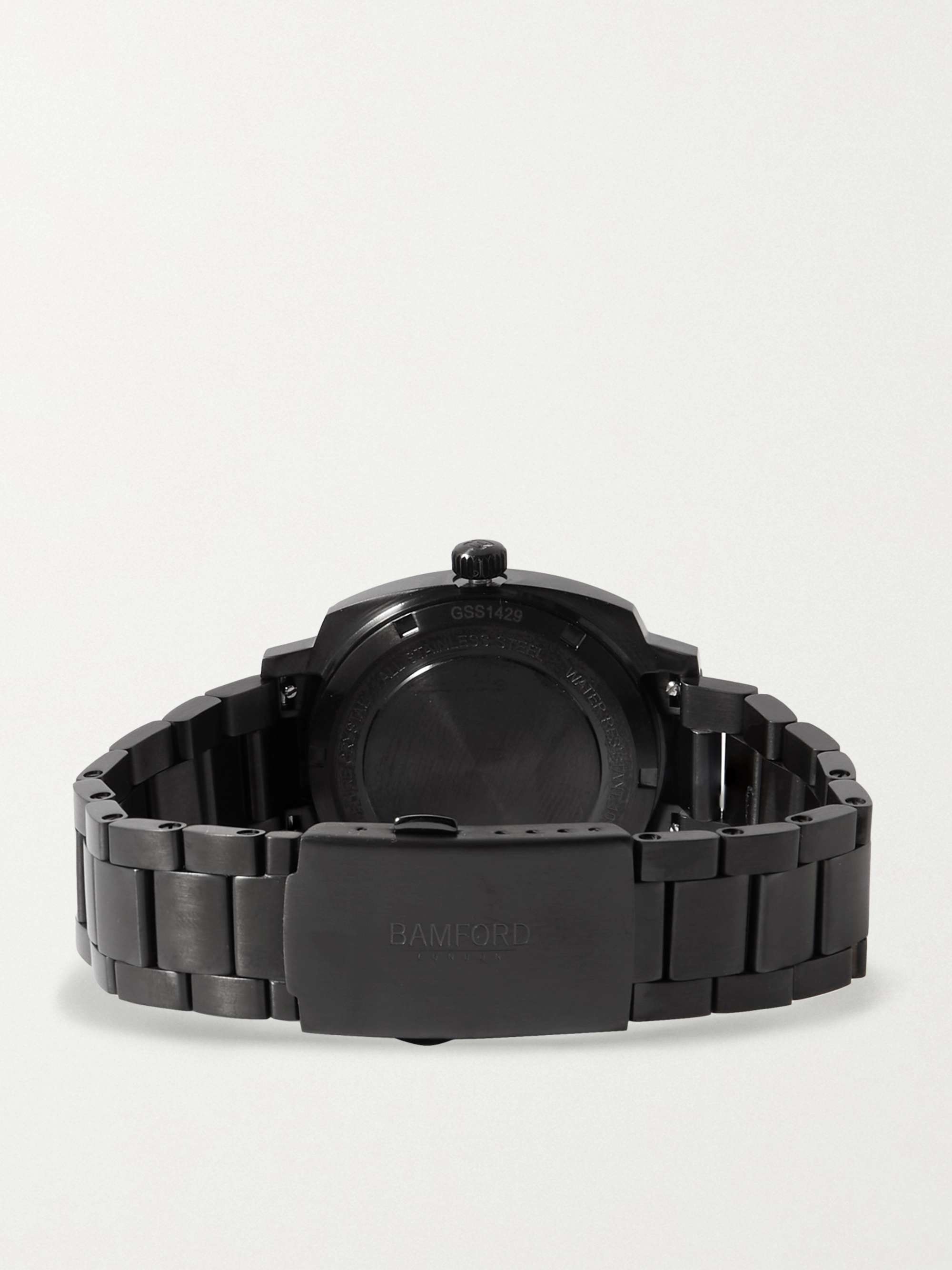 BAMFORD WATCH DEPARTMENT GMT Automatic 40mm Stainless Steel Watch