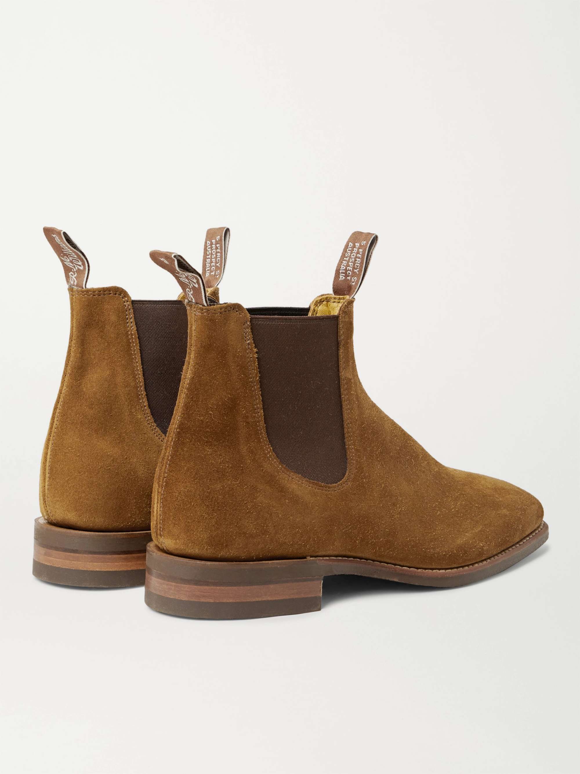 R.M.WILLIAMS Comfort Craftsman Suede Chelsea Boots for Men