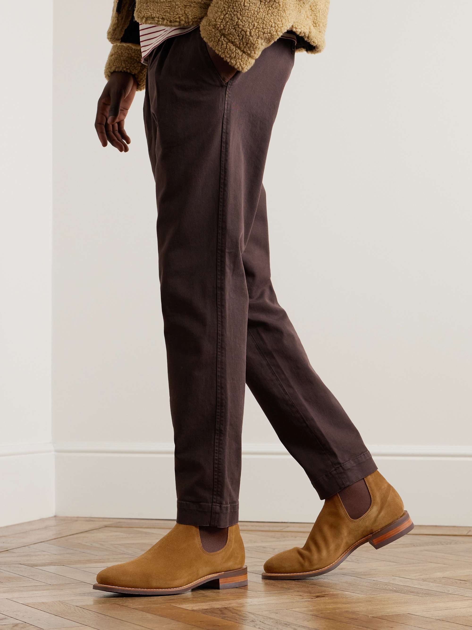 Roland Mouret Rm Williams Suede Chelsea Boots, $495, MR PORTER