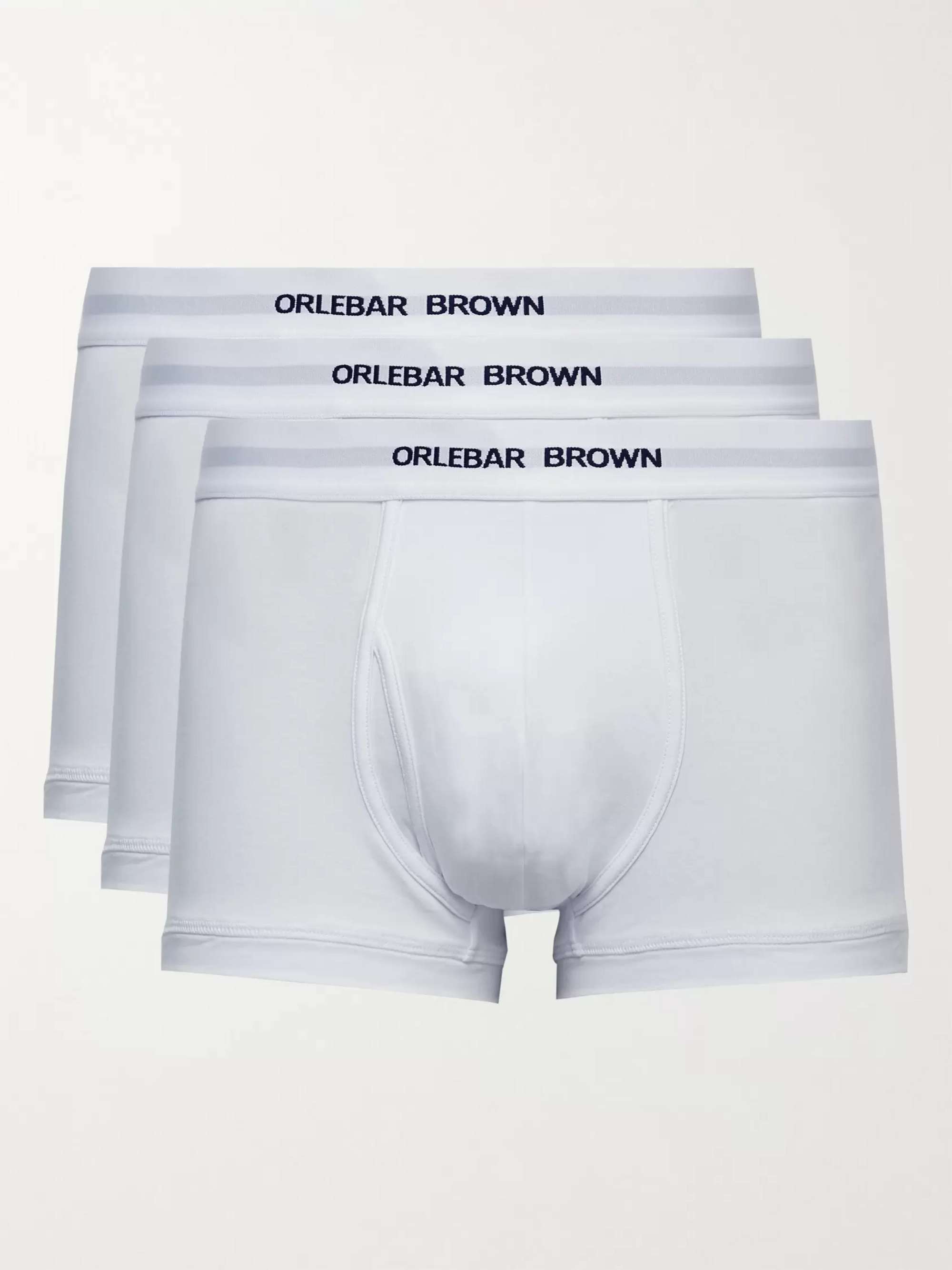 ORLEBAR BROWN Three-Pack Stretch-Cotton Boxer Briefs
