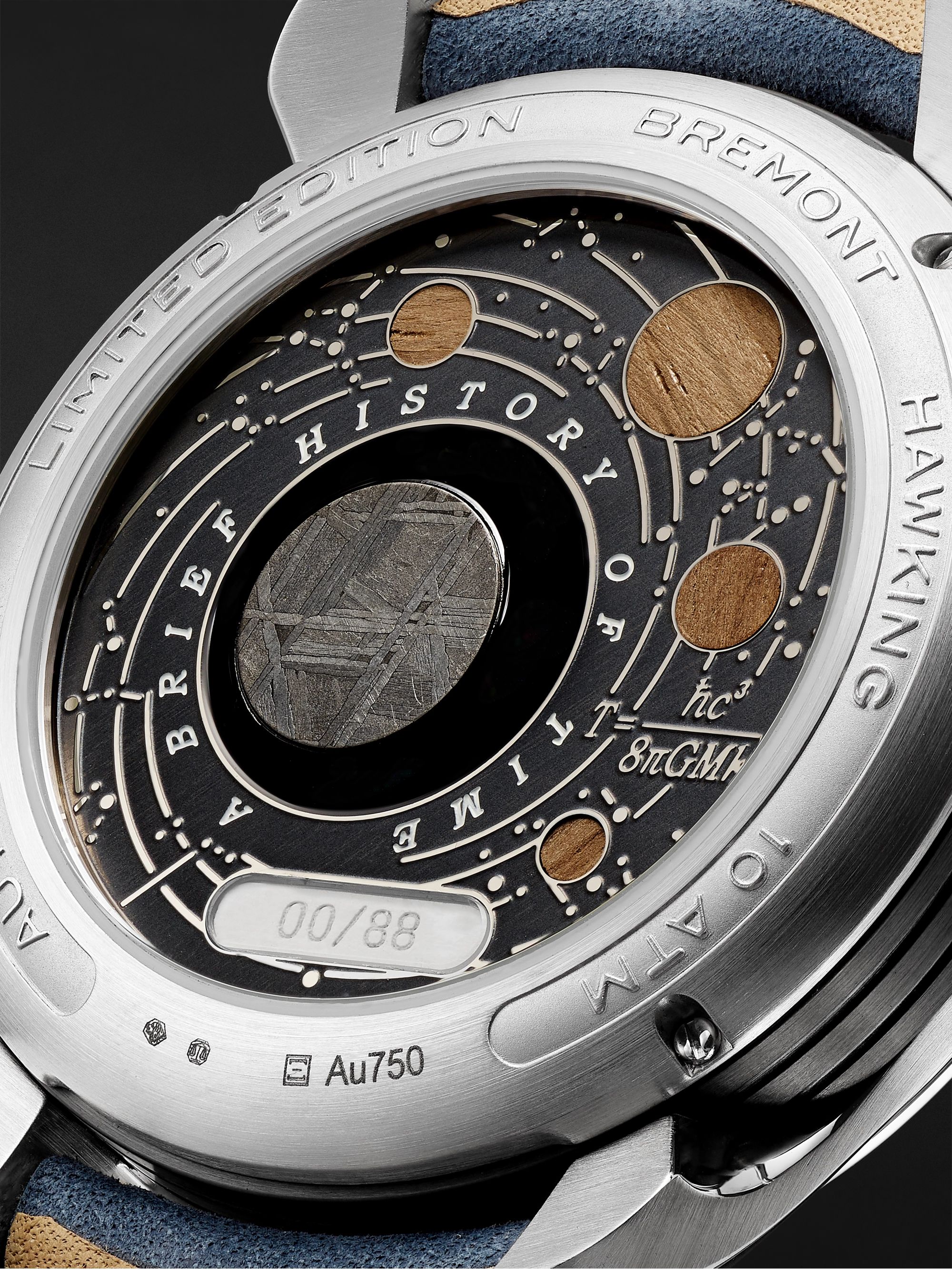 BREMONT Hawking Limited Edition Automatic 41mm Stainless Steel and Leather Watch