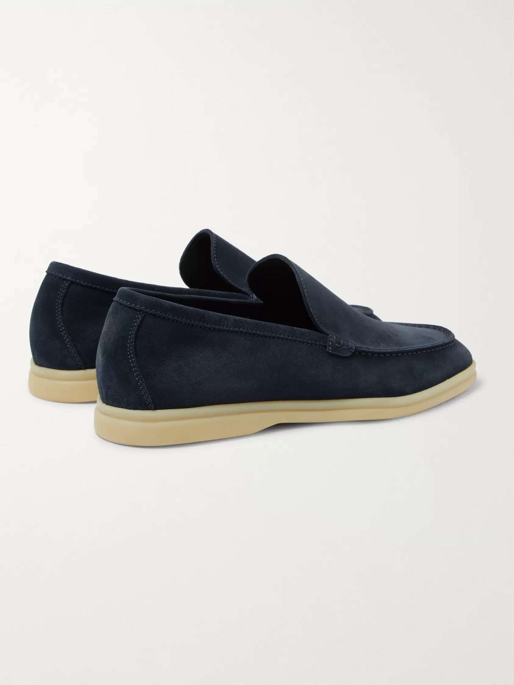 LORO PIANA Summer Walk Suede Loafers