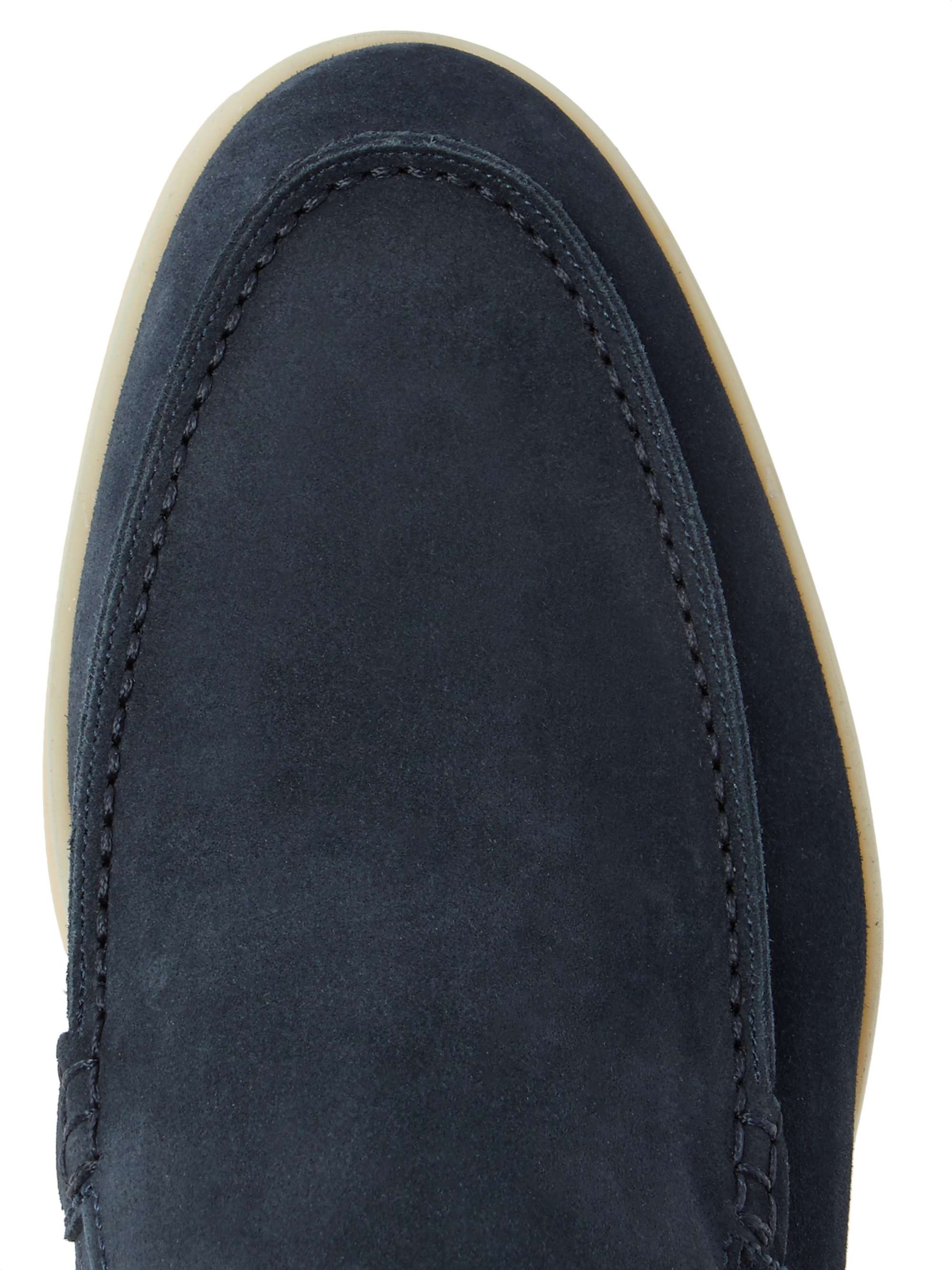 LORO PIANA Summer Walk Suede Loafers