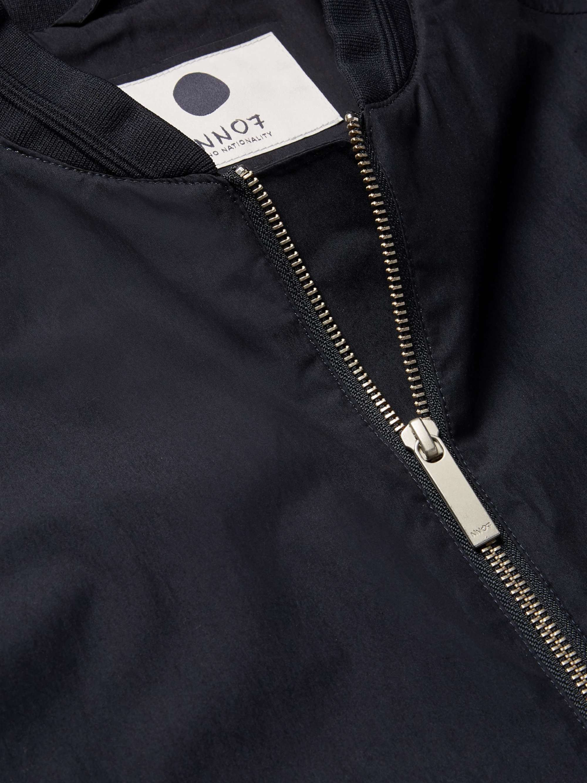 NN07 Cotton and Nylon-Blend Matte-Satin Bomber Jacket