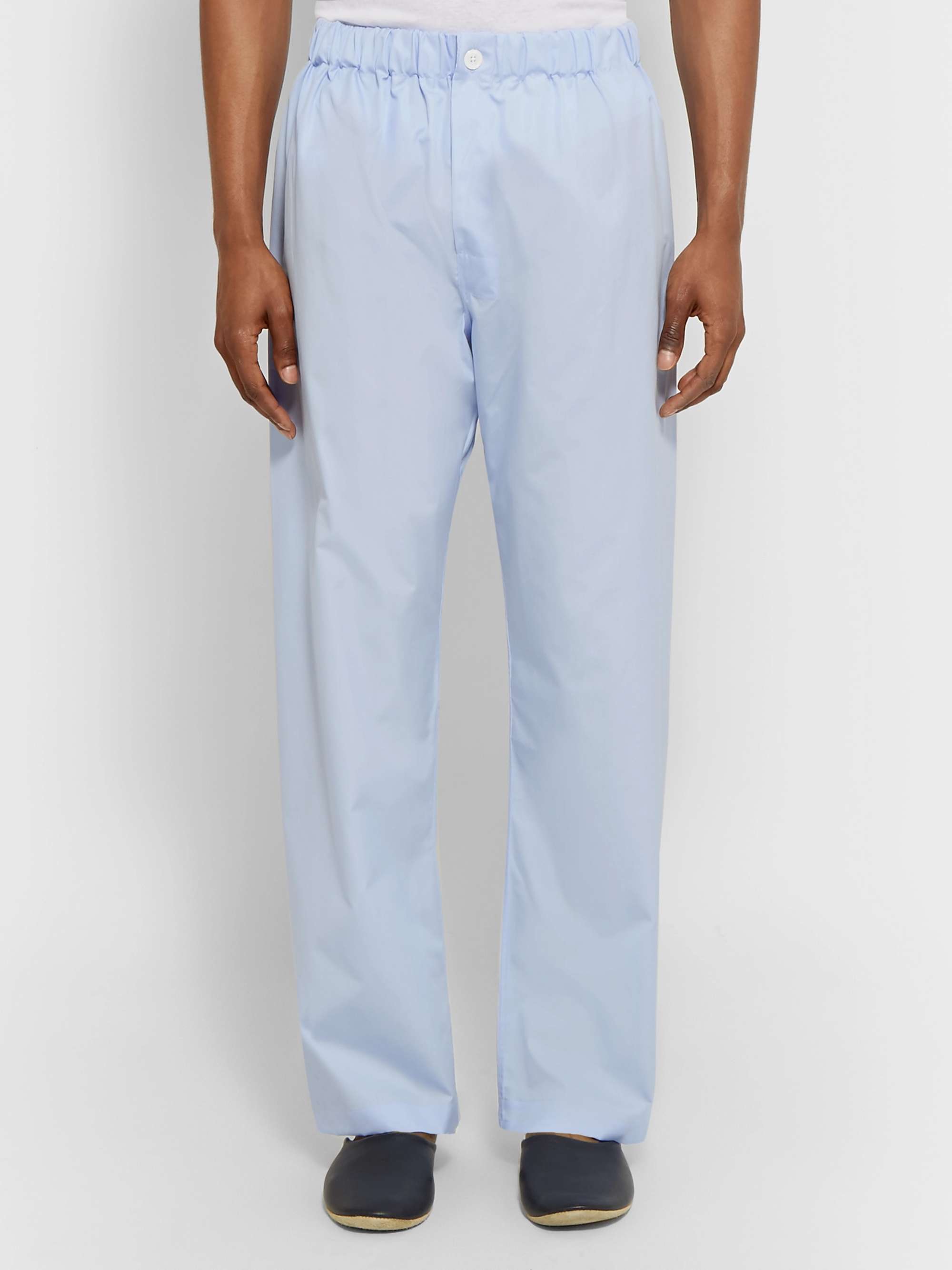 EMMA WILLIS Cotton-Poplin Pyjama Set