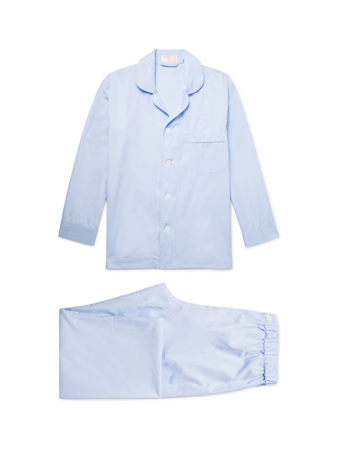Cotton-Poplin Pyjama Set