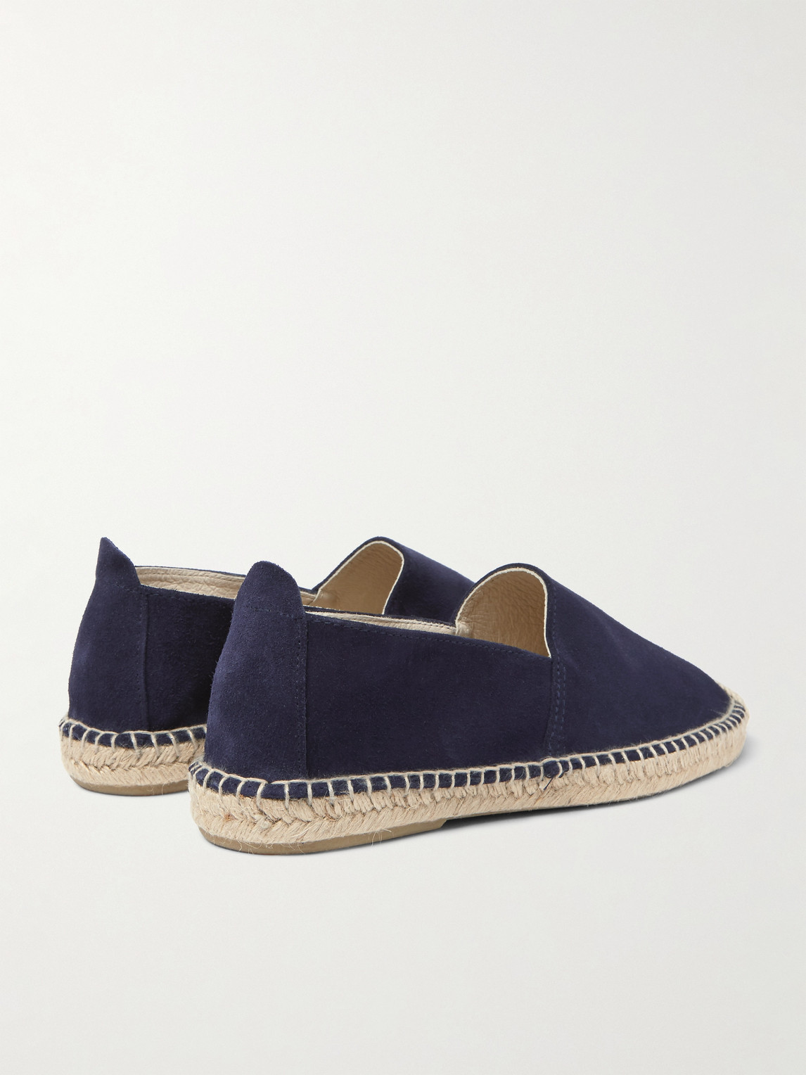 Shop Anderson & Sheppard Suede Espadrilles In Blue