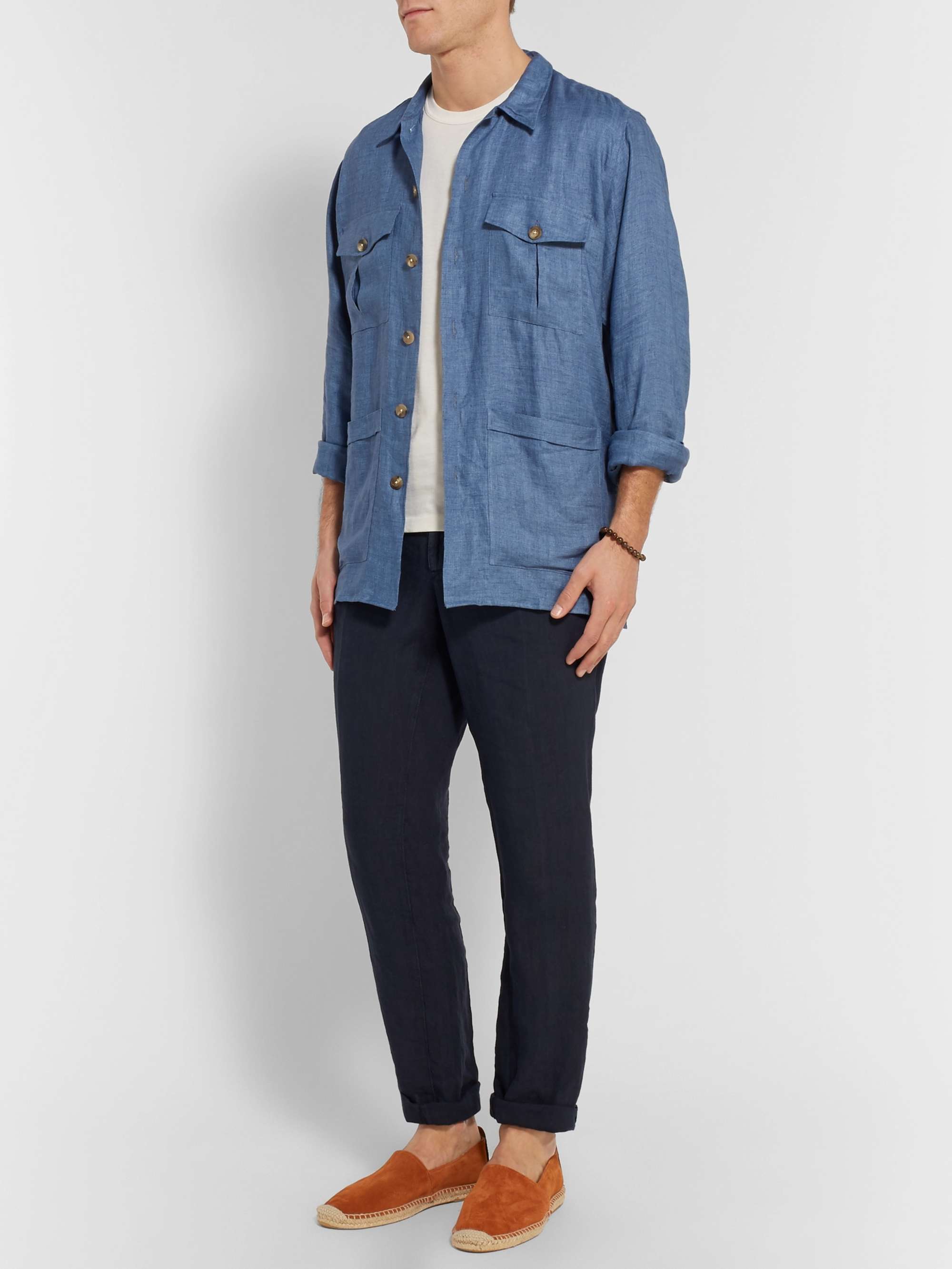 ANDERSON & SHEPPARD Suede Espadrilles
