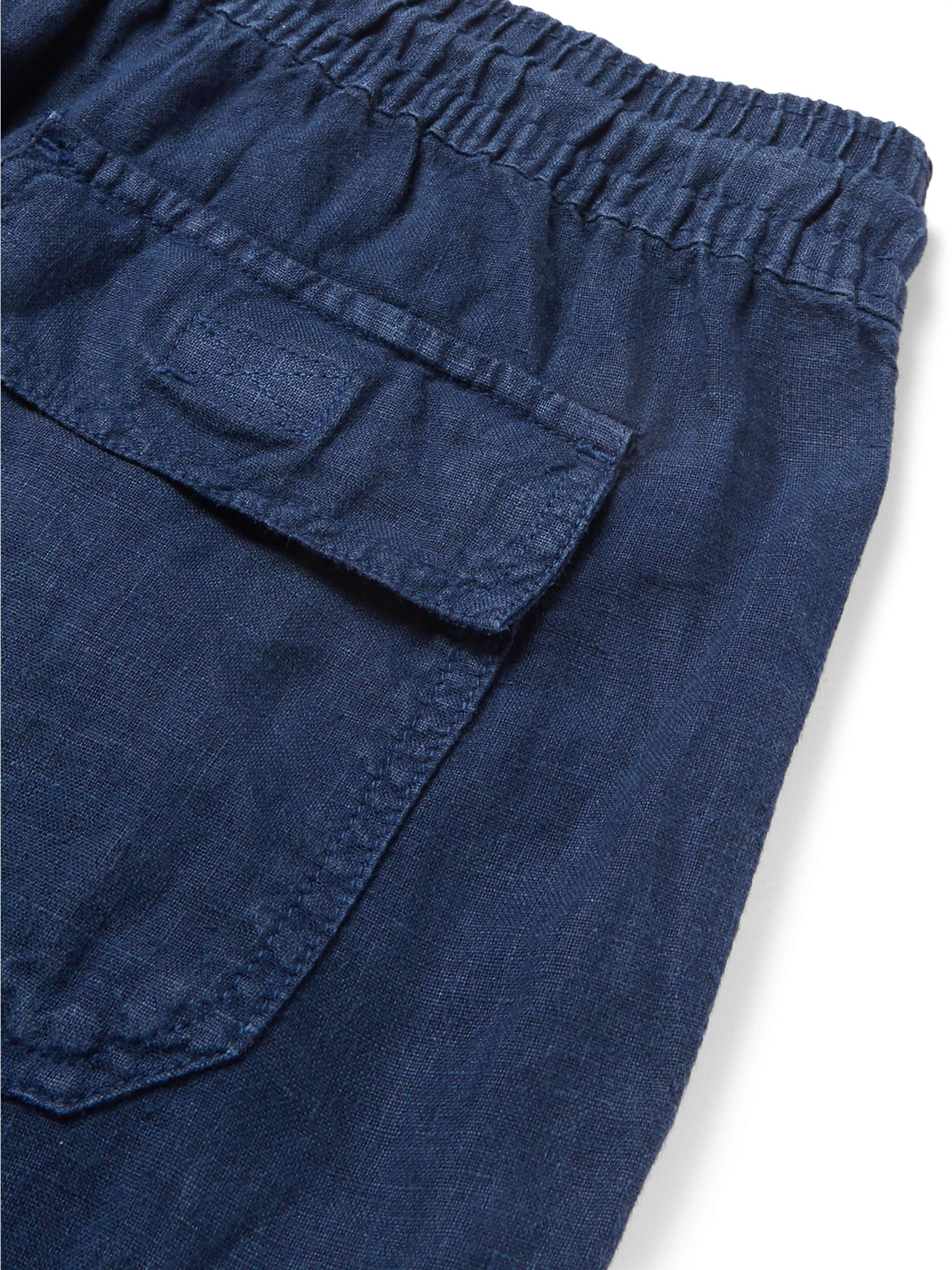 VILEBREQUIN Pacha Wide-Leg Linen Drawstring Trousers