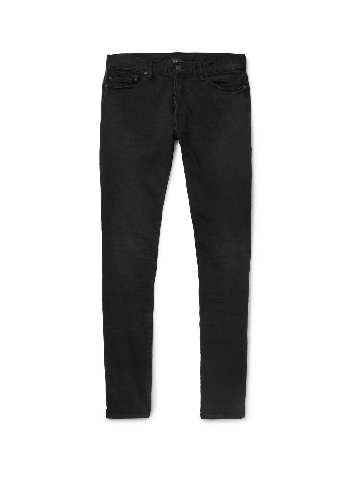 John Elliott The Cast 2 Skinny-fit Stretch-denim Jeans In Black