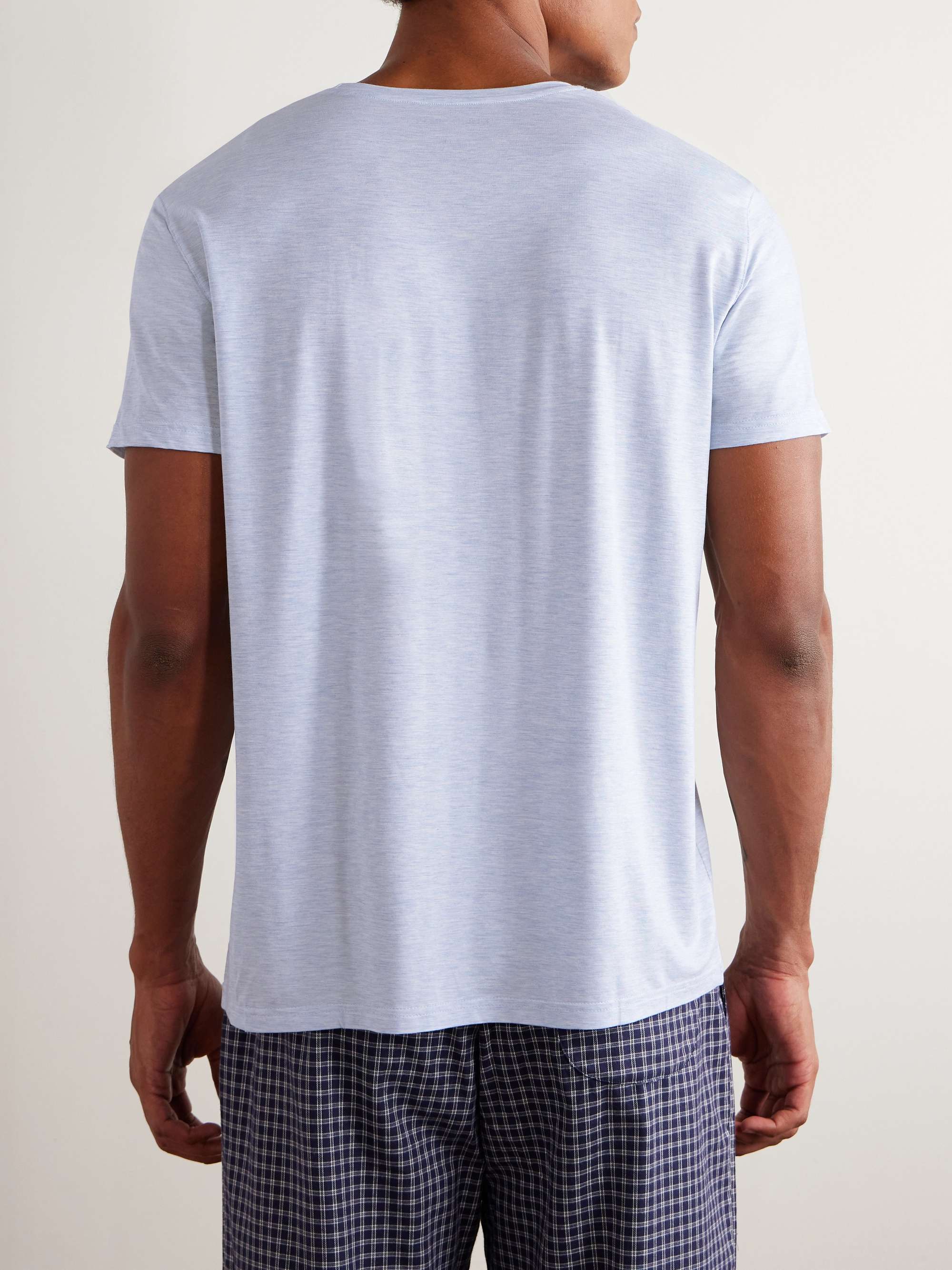 DEREK ROSE Ethan Mélange Stretch-Micro Modal Jersey T-Shirt
