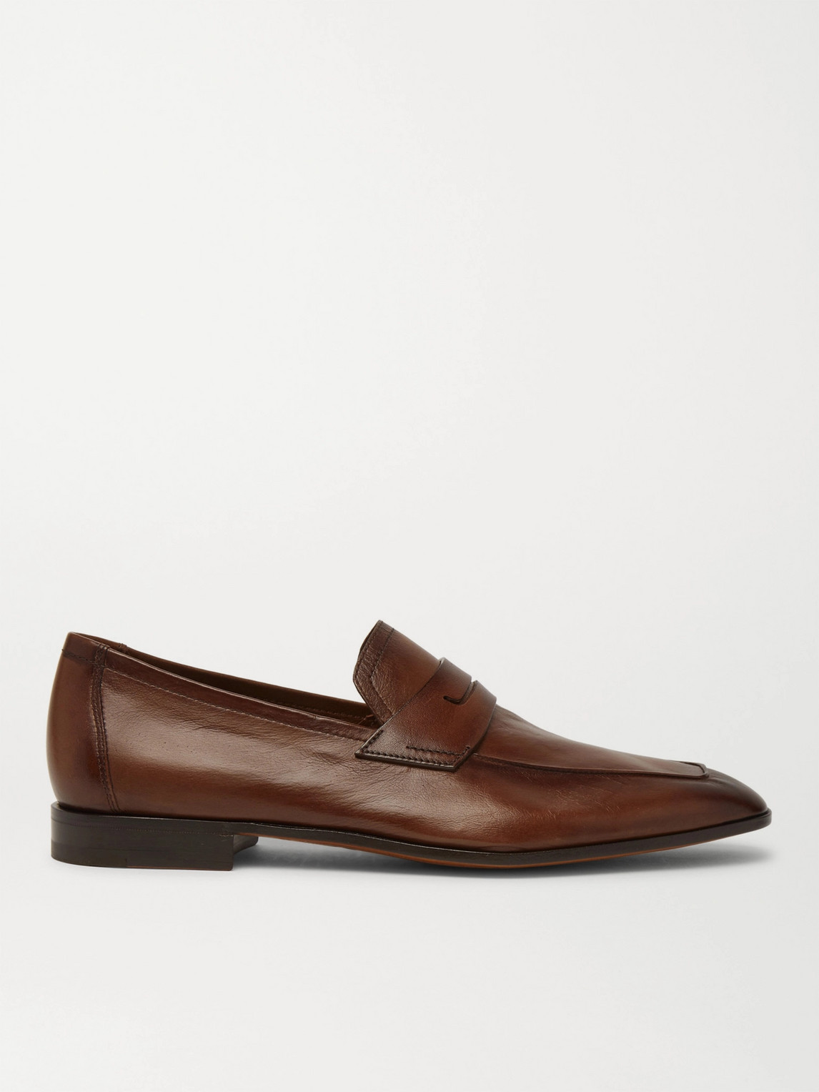 Berluti Berluti - Lorenzo Leather Loafers - Men - Brown - UK 9 aus 100% Leather in Brown