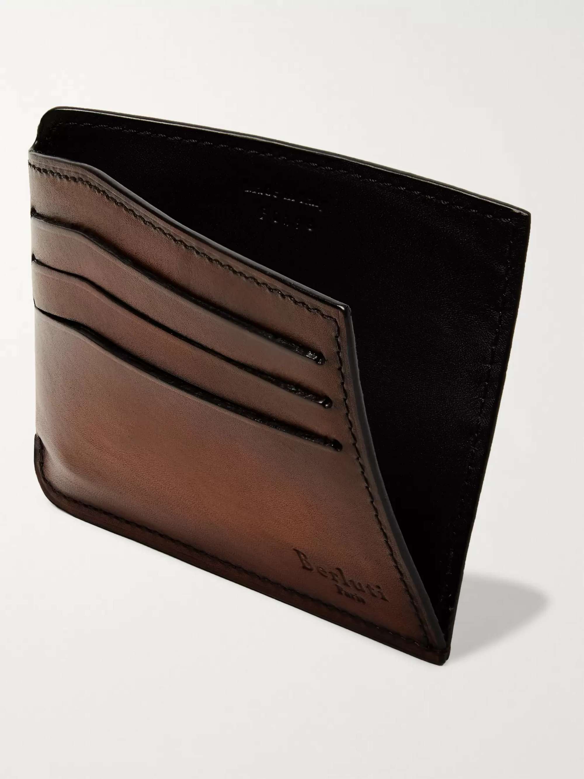 BERLUTI Bambou Leather Cardholder
