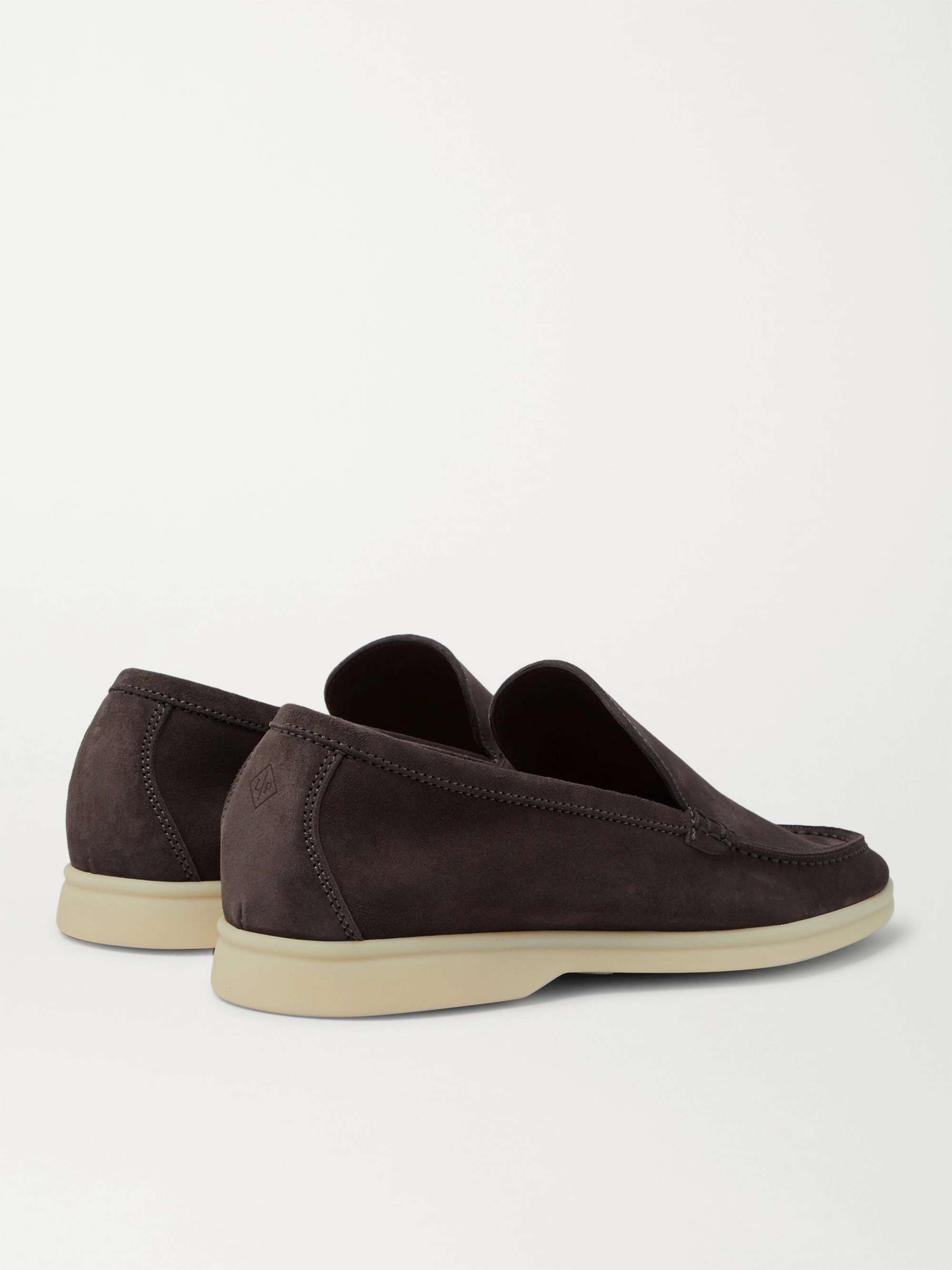 LORO PIANA Summer Walk Suede Loafers