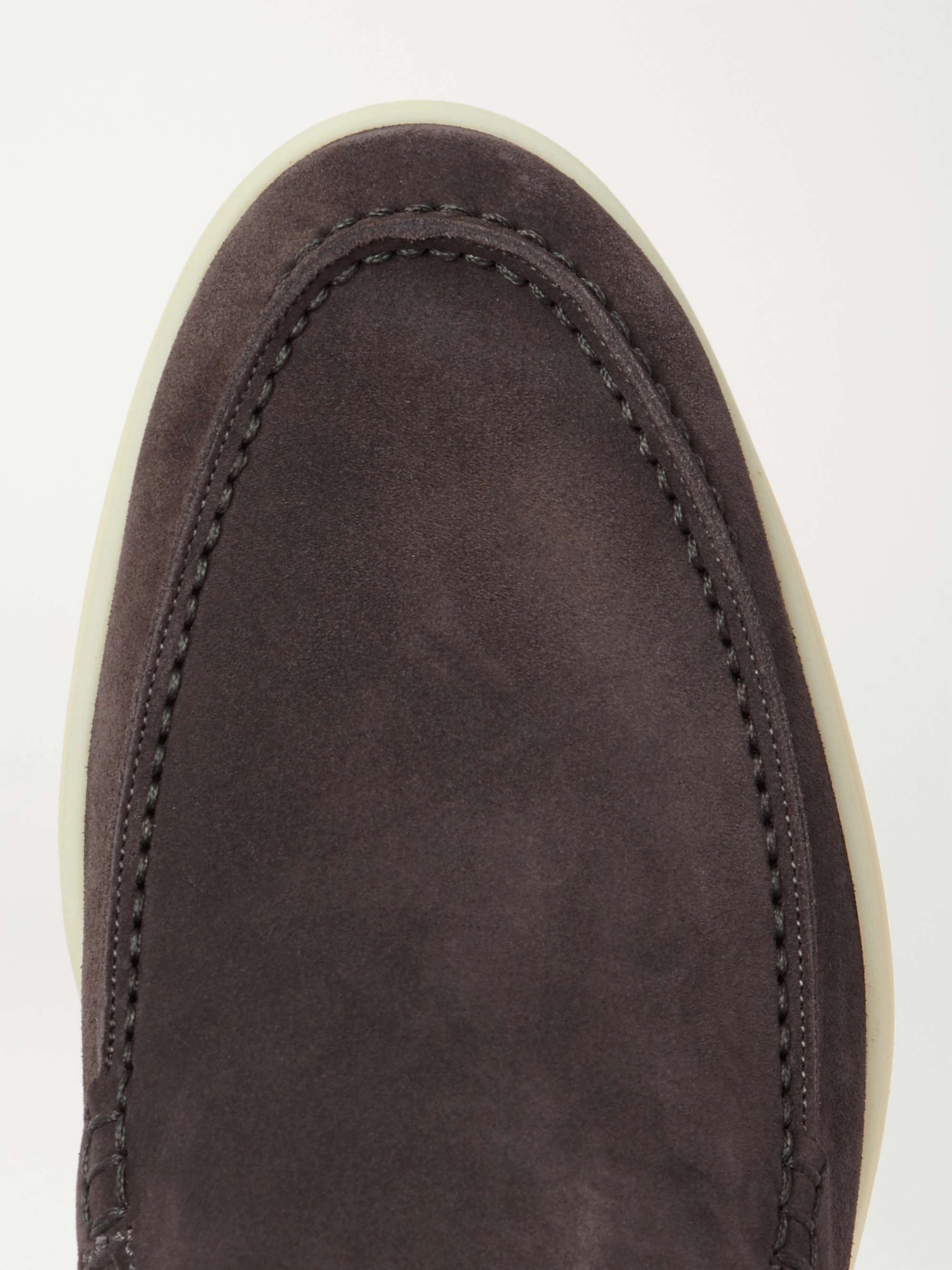 LORO PIANA Summer Walk Suede Loafers