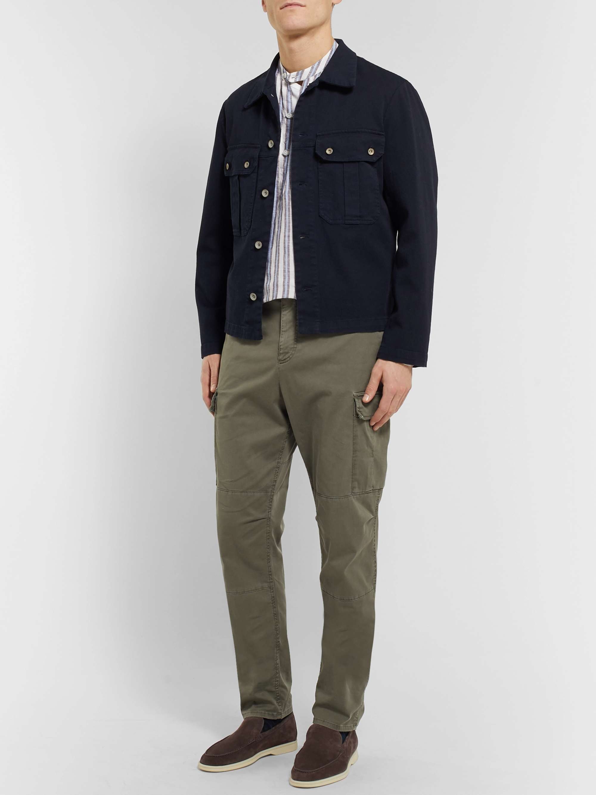 LORO PIANA Summer Walk Suede Loafers